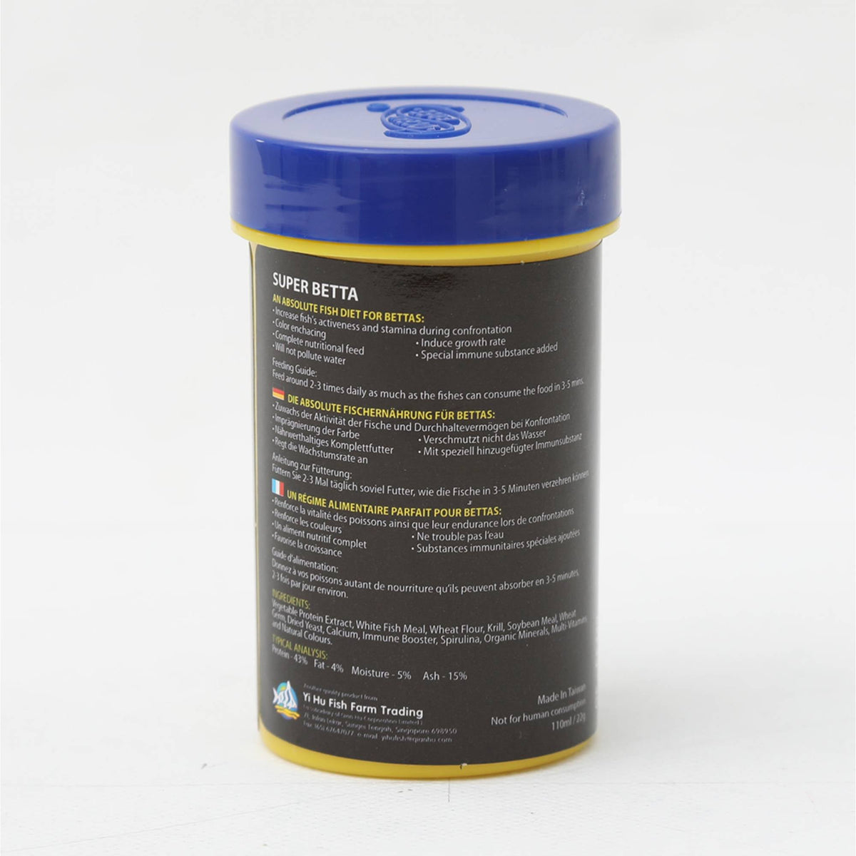 Ocean Free FF449 - Super Betta S4 Flakes 110ml (22g)Superpets Trading