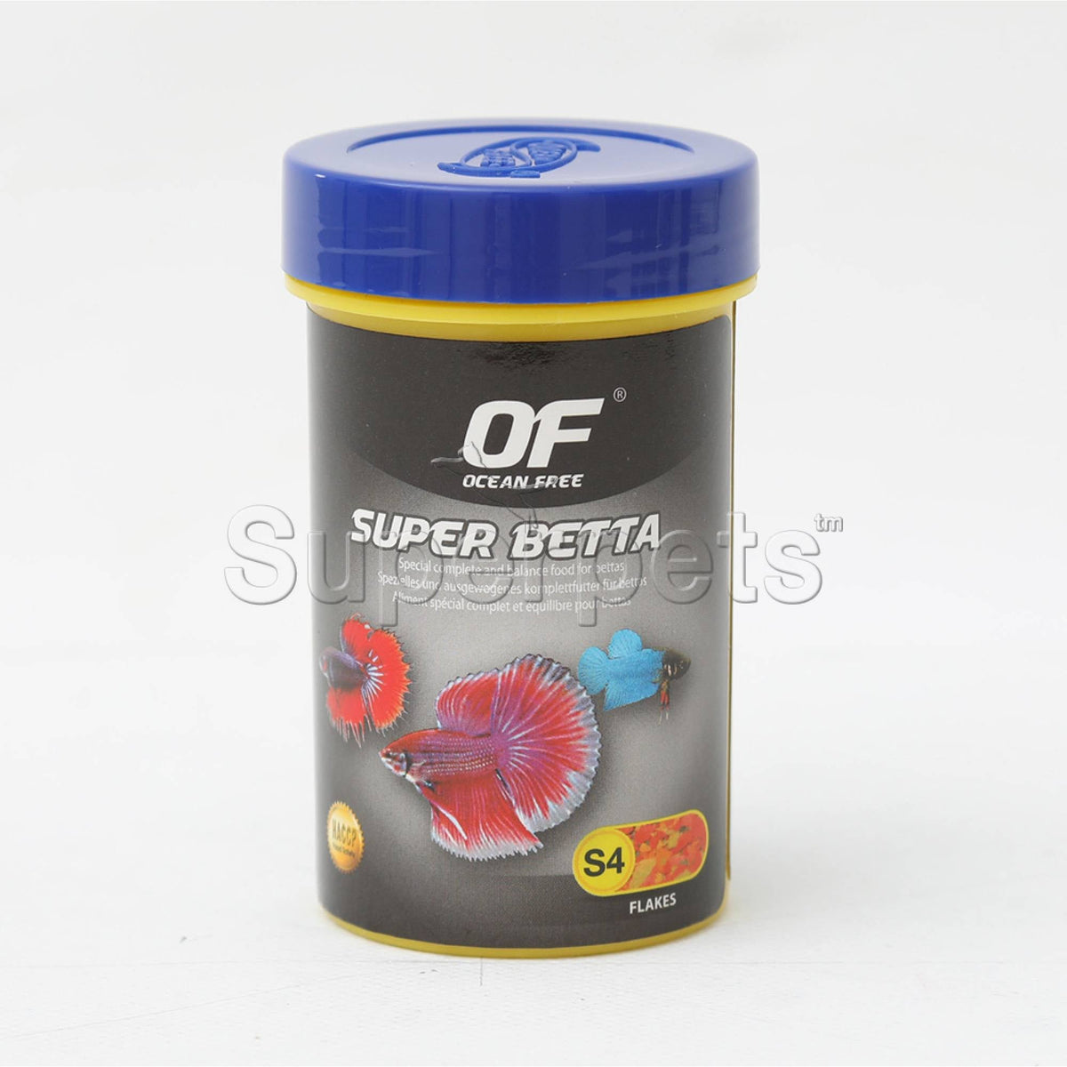 Ocean Free FF449 - Super Betta S4 Flakes 110ml (22g)Superpets Trading