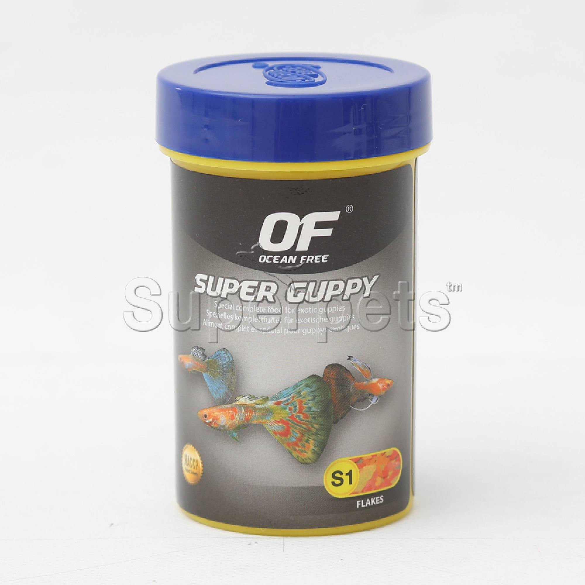 Ocean Free FF450 - Super Guppy S1 Flakes 110ml (22g)Superpets Trading
