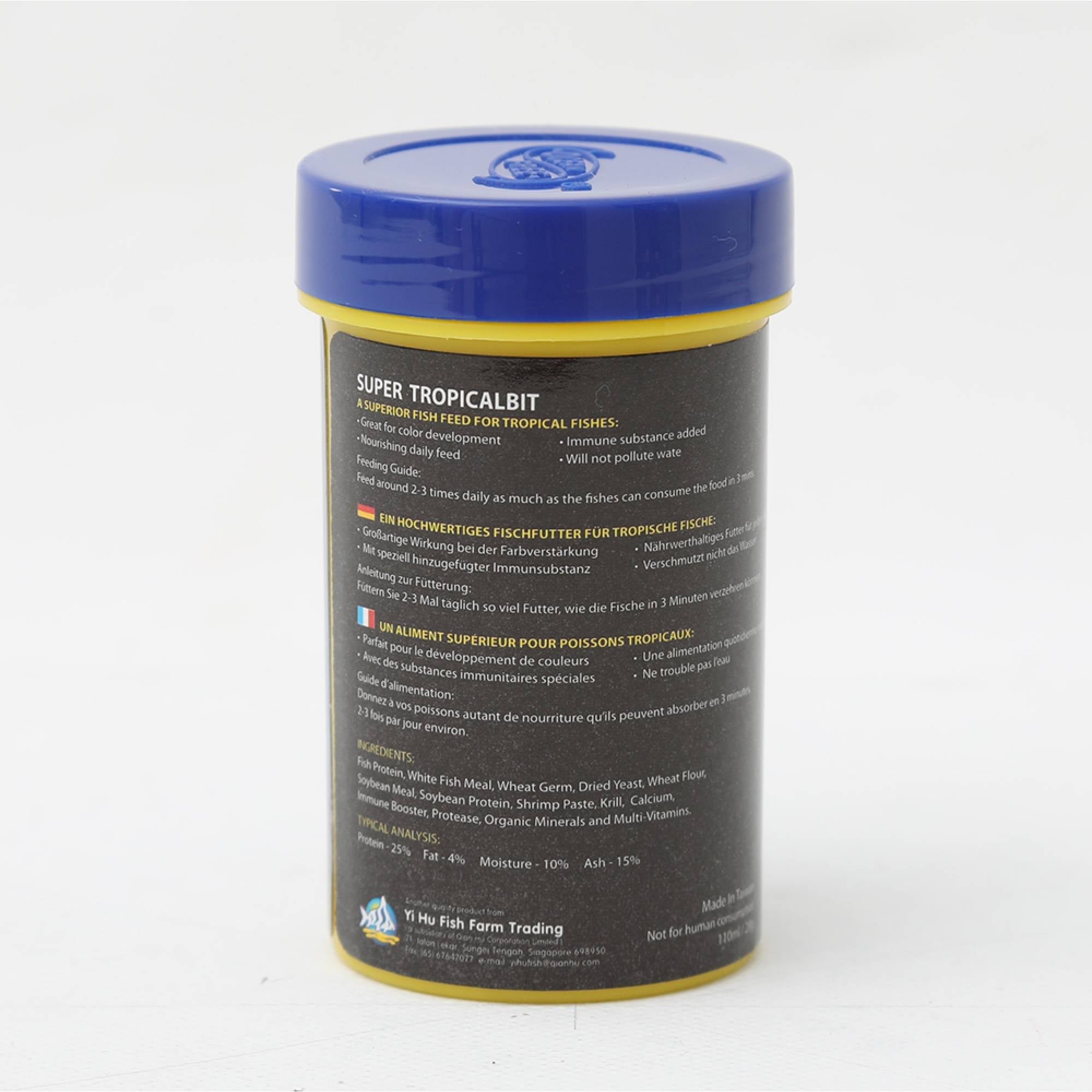 Ocean Free FF500 - Super Tropical Bit T4 Granules 110ml (28g)Superpets Trading