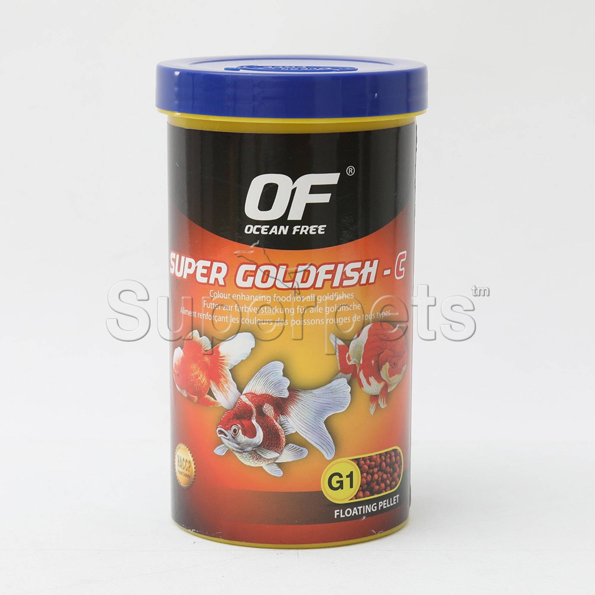 Ocean Free FF529 - Super Goldfish Colour Enhancer G1 Floating Pellet 550ml (260g)Superpets Trading