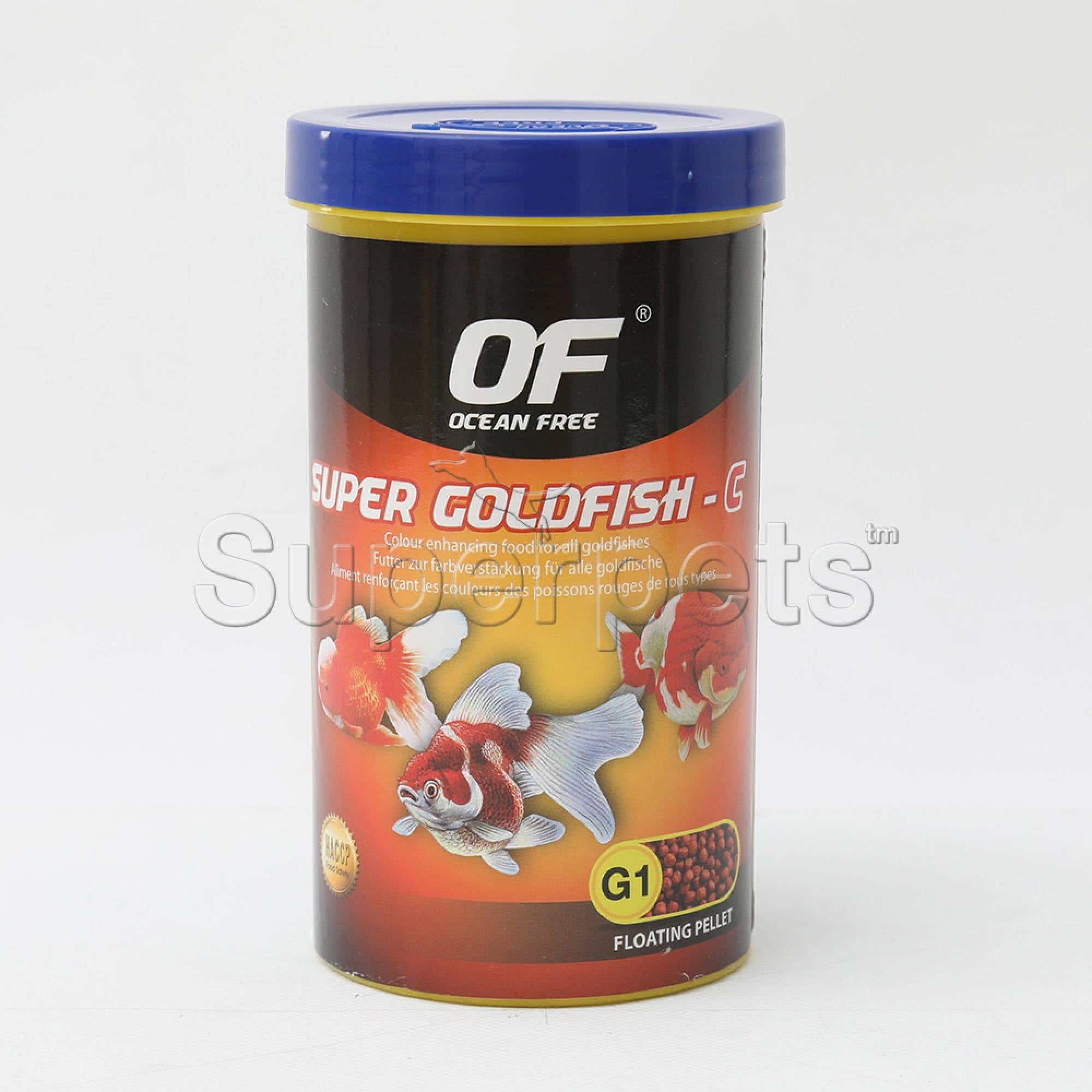 Ocean Free FF529 - Super Goldfish Colour Enhancer G1 Floating Pellet 550ml (260g)Superpets Trading