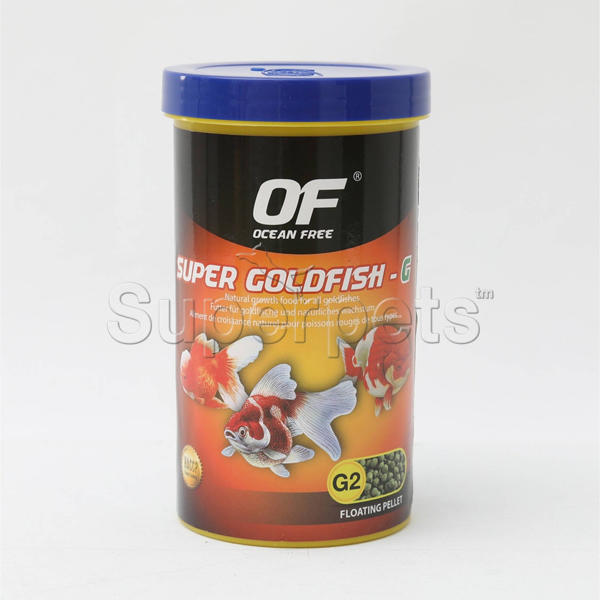 Ocean Free FF530 - Super Goldfish Natural Growth G2 Floating Pellet 550ml (260g)Superpets Trading