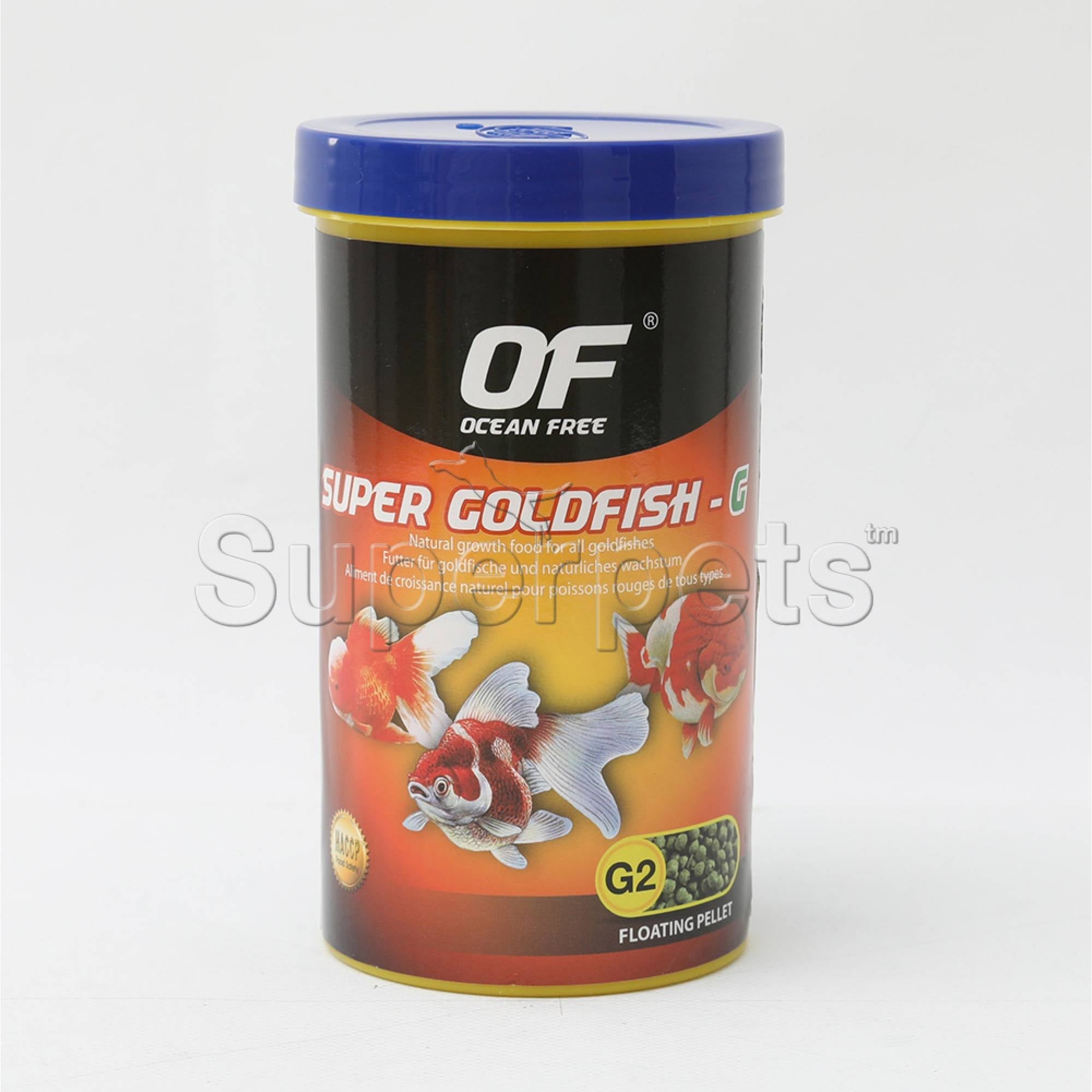 Ocean Free FF530 - Super Goldfish Natural Growth G2 Floating Pellet 550ml (260g)Superpets Trading