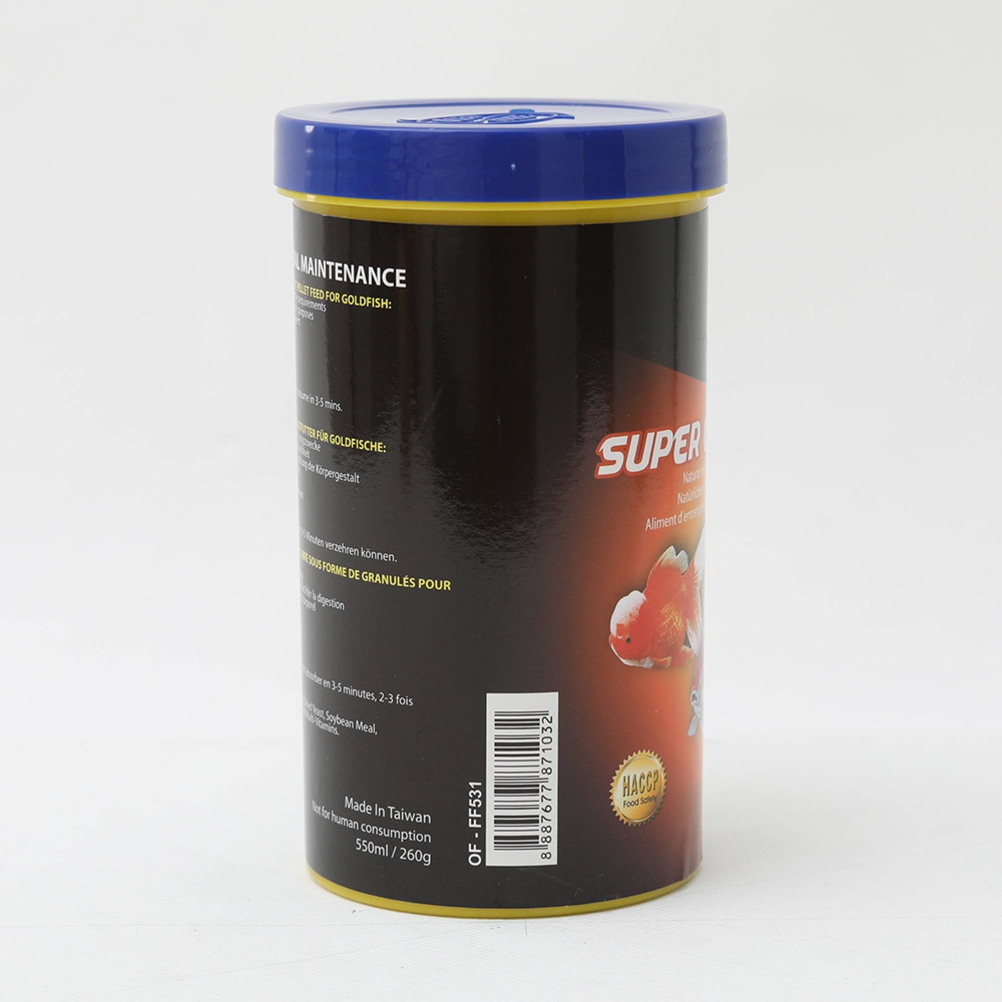 Ocean Free FF531 - Super Goldfish Natural Maintenance G3 Floating Pellet 550ml (260g)Superpets Trading
