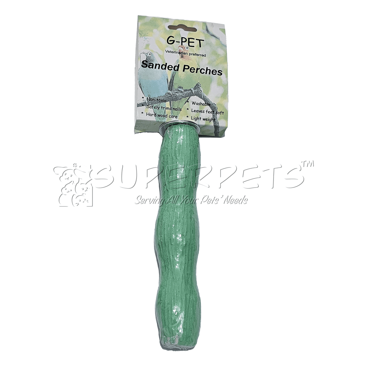 OPSP 7644 - Groud Shaped Calcium Perch 4.5x21cmSuperpets Trading