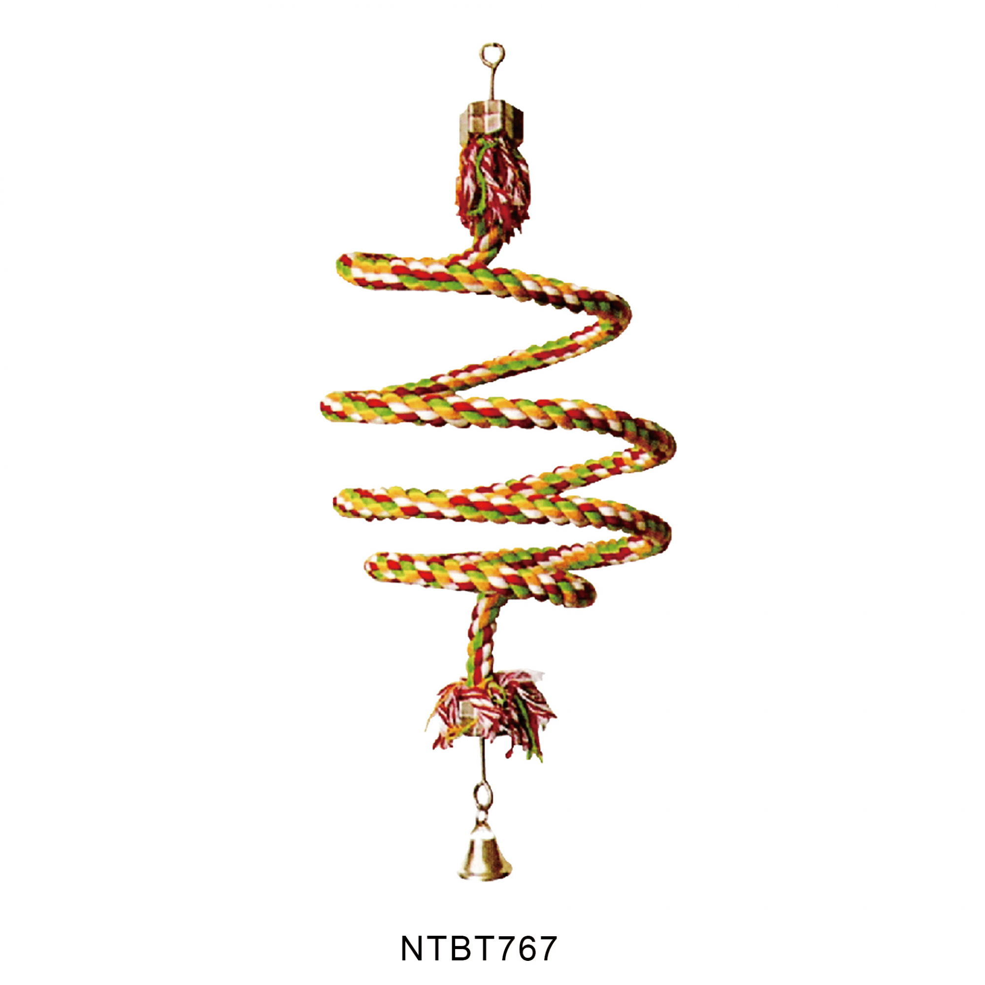 OPSP - 767 - Spiral Rope Bird Toy 23"Superpets Trading