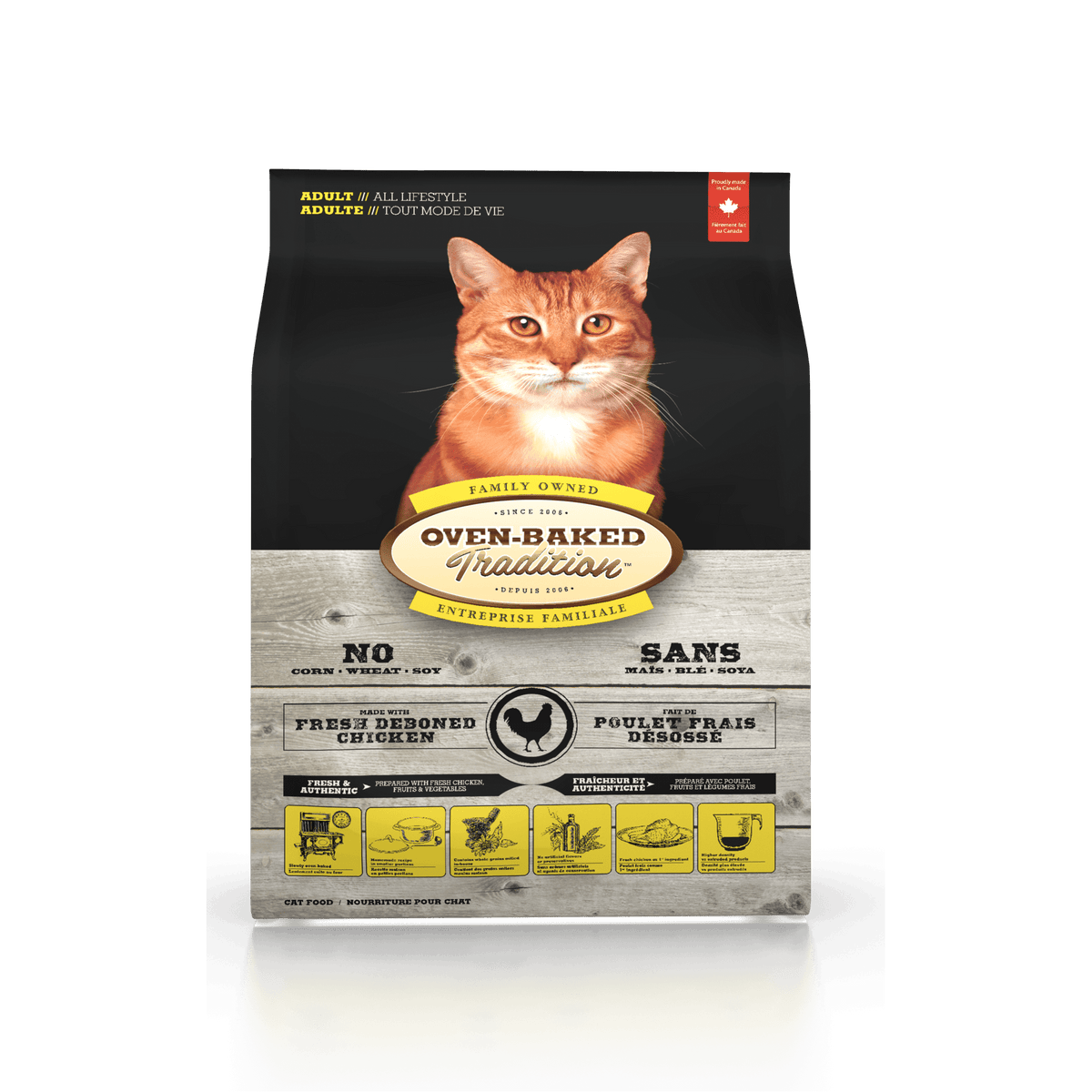 Oven Baked Tradition - Adult Cat - Chicken 2.5lb/1.13kgSuperpets Trading