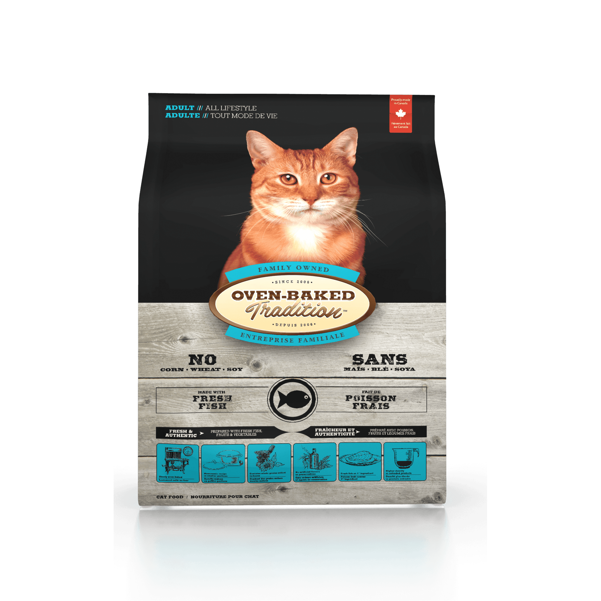 Oven Baked Tradition - Adult Cat - Fish 2.5lb/1.13kgSuperpets Trading