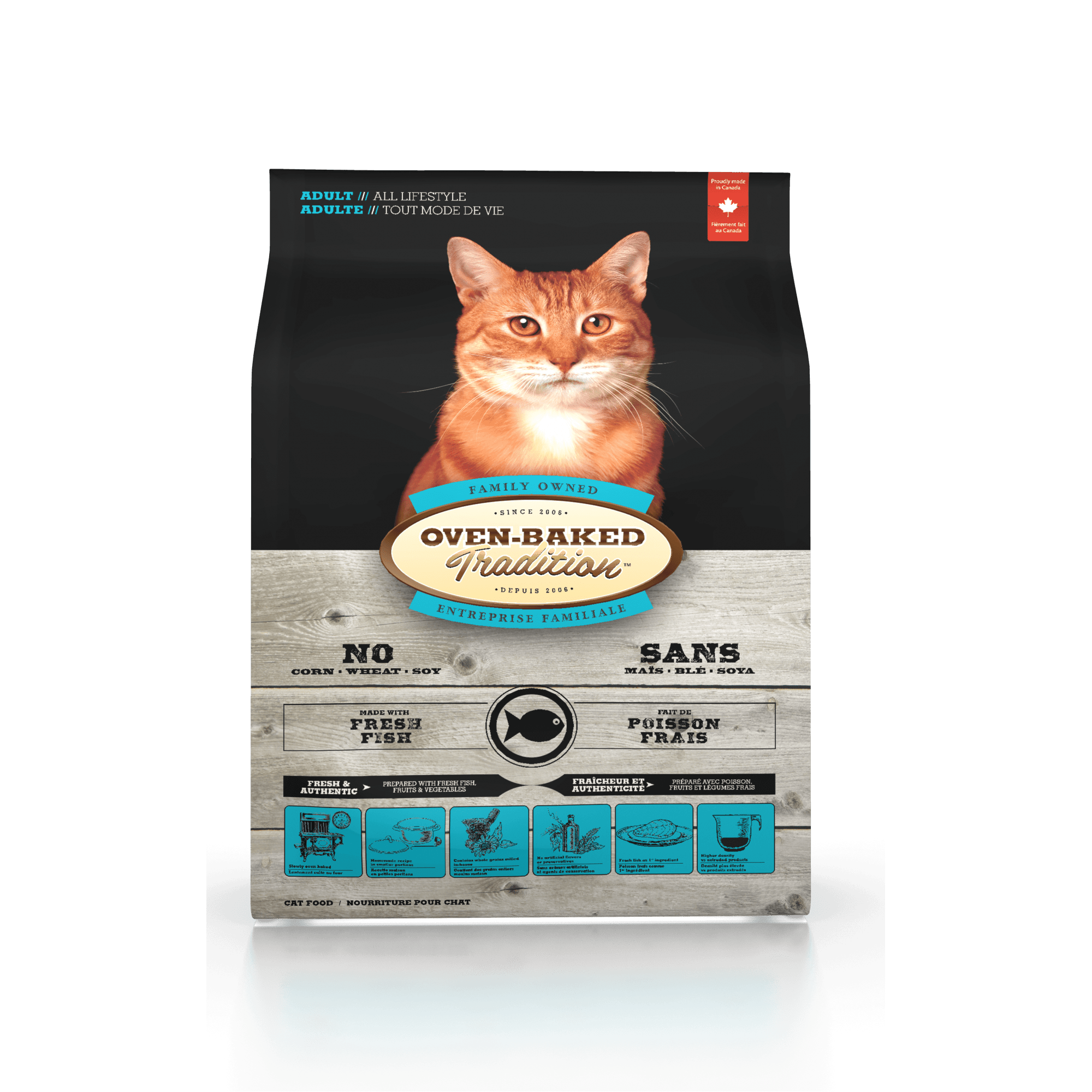 Oven Baked Tradition - Adult Cat - Fish 2.5lb/1.13kgSuperpets Trading