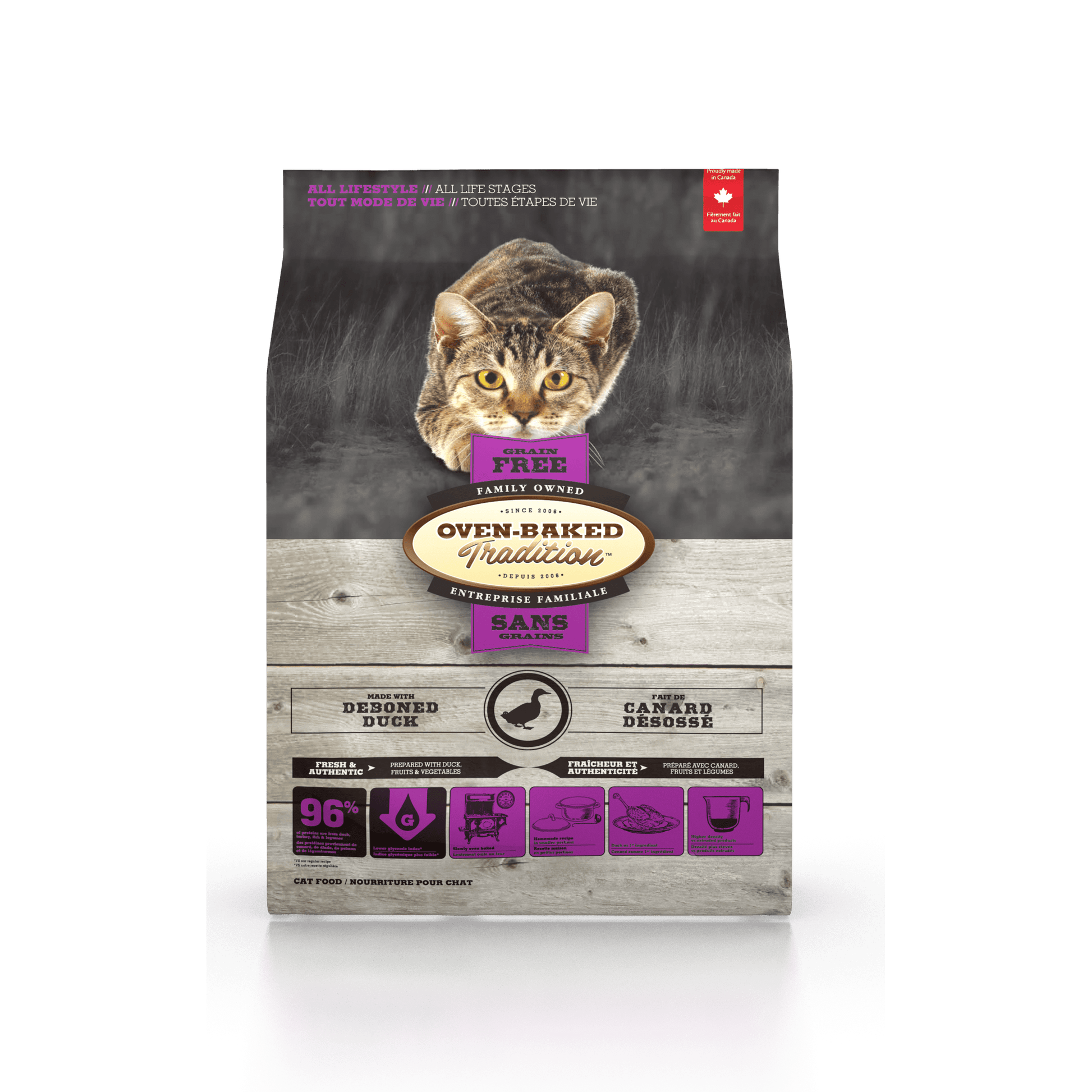 Oven Baked Tradition - Adult Cat - Grain Free Duck 2.5lb/1.13kgSuperpets Trading