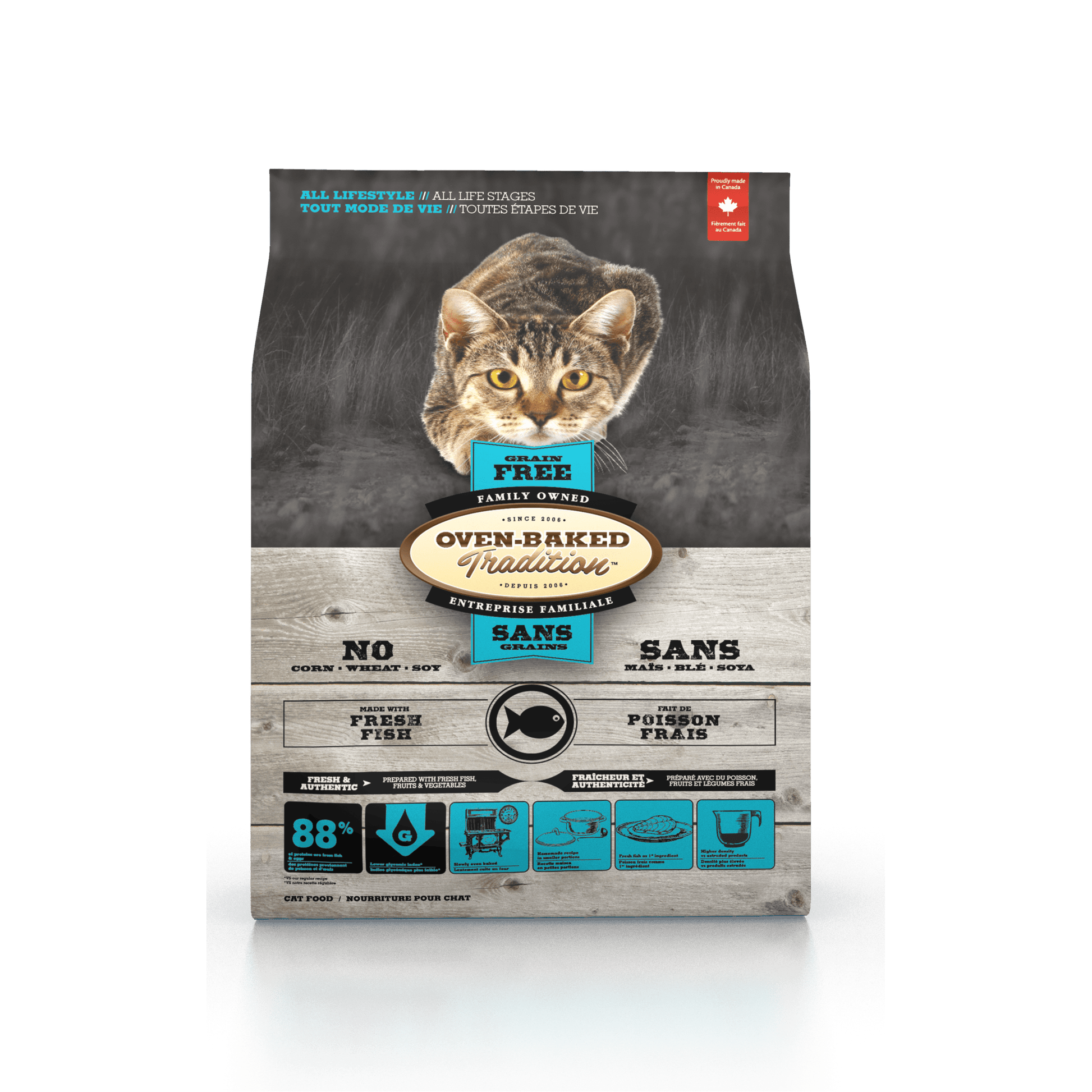 Oven Baked Tradition - Adult Cat - Grain Free Fish 2.5lb/1.13kgSuperpets Trading