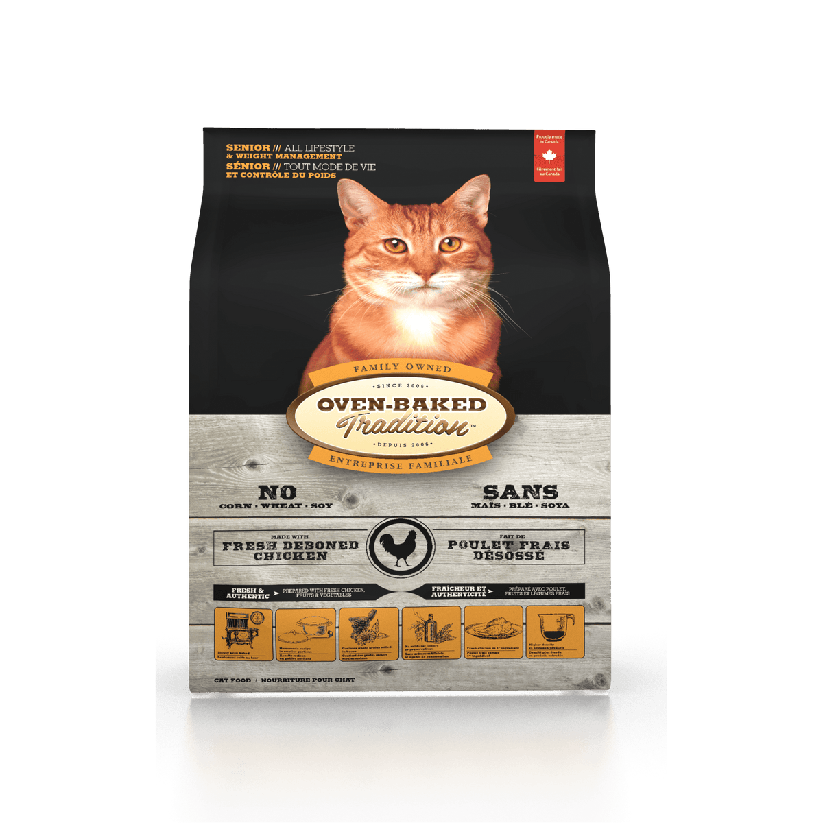 Oven Baked Tradition - Senior Cat - Chicken 2.5lb/1.13kgSuperpets Trading