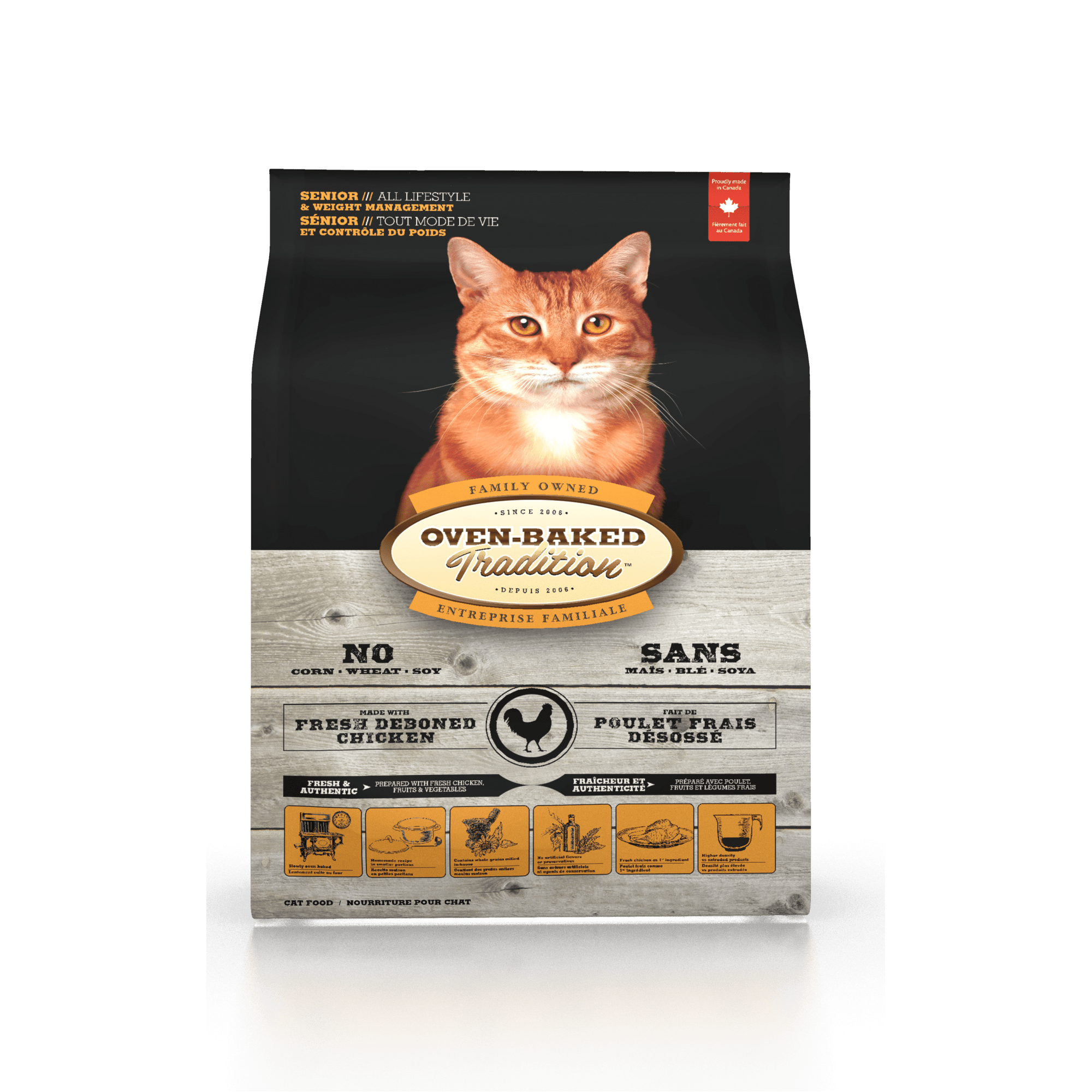 Oven Baked Tradition - Senior Cat - Chicken 2.5lb/1.13kgSuperpets Trading