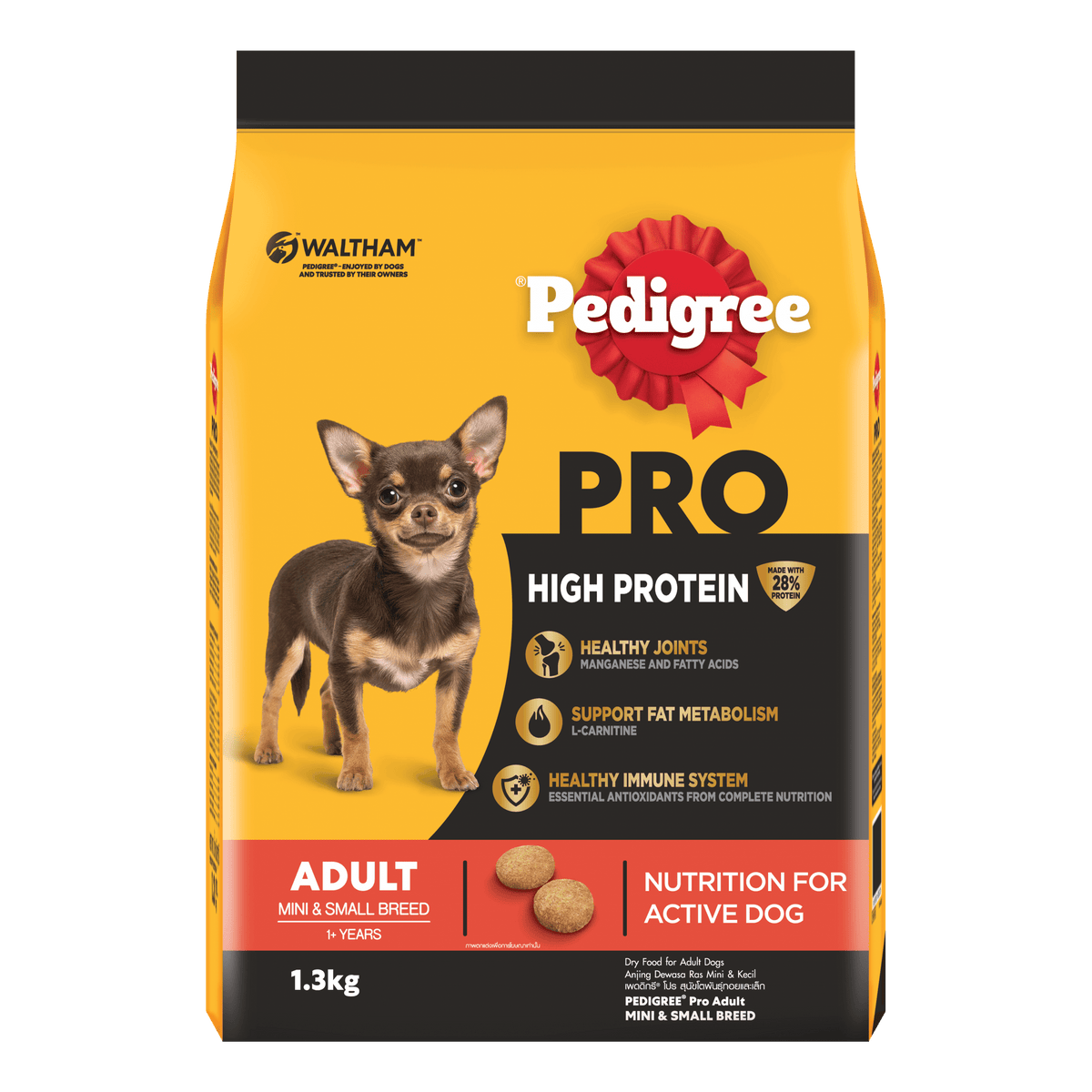 PEDIGREE ® Pro - High Protein - Adult Mini & Small Breed 1.3kgDogsSuperpets Trading