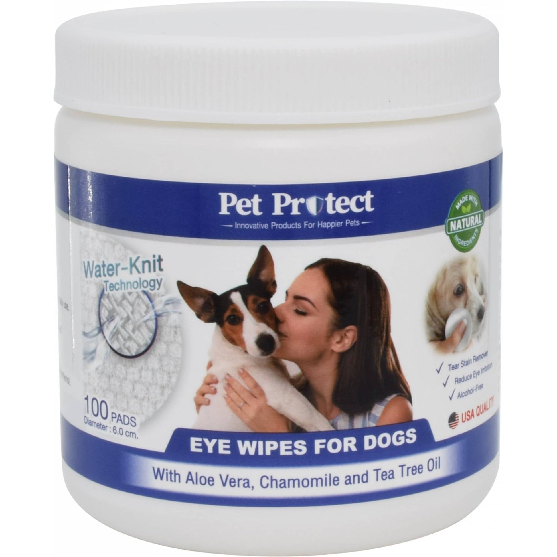 Pet Protect - Dog Eye and Tear Stain Wipes 100pcsDogsSuperpets Trading