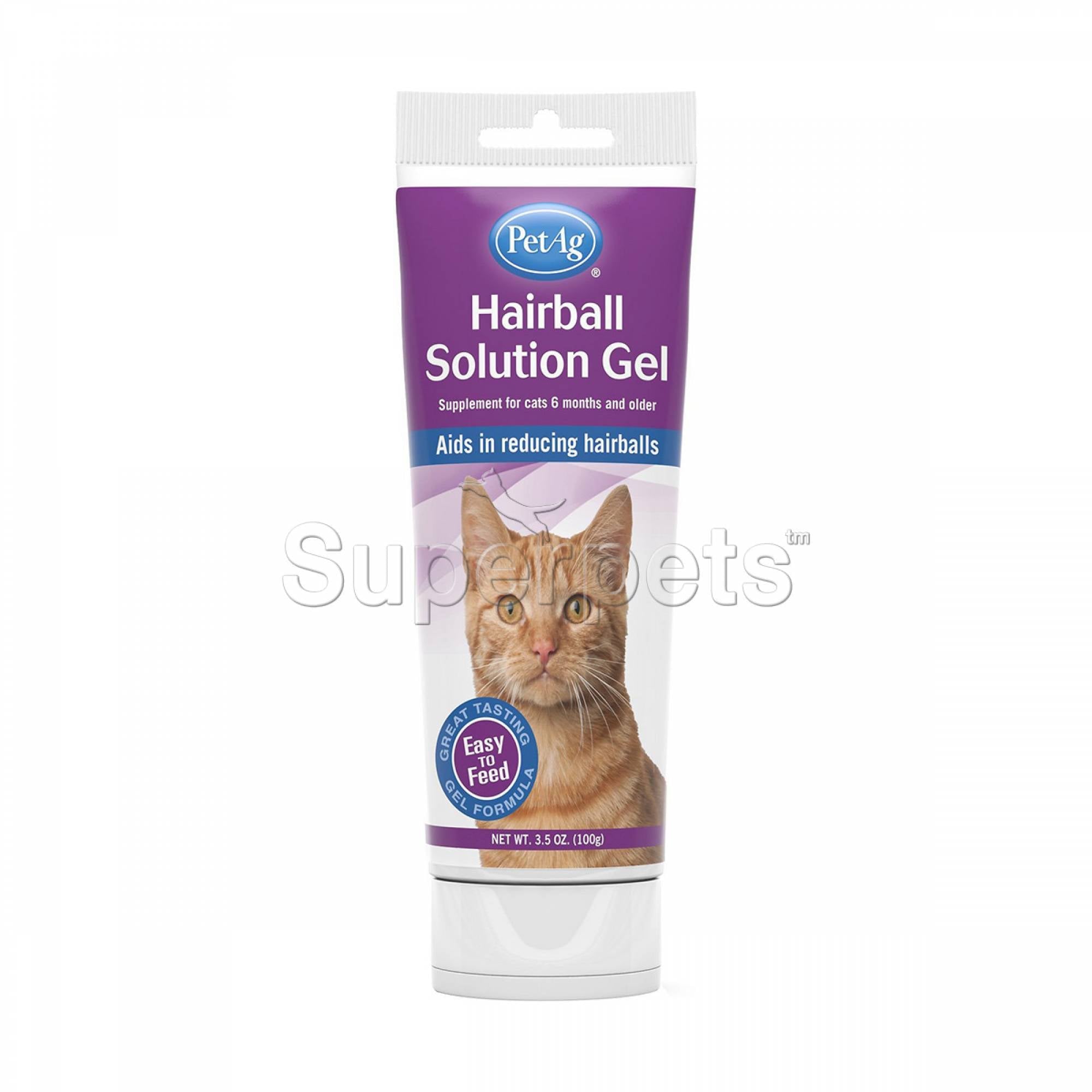 PetAG 99130 Cat - Hairball Solution Gel 3.5oz (100g)Superpets Trading