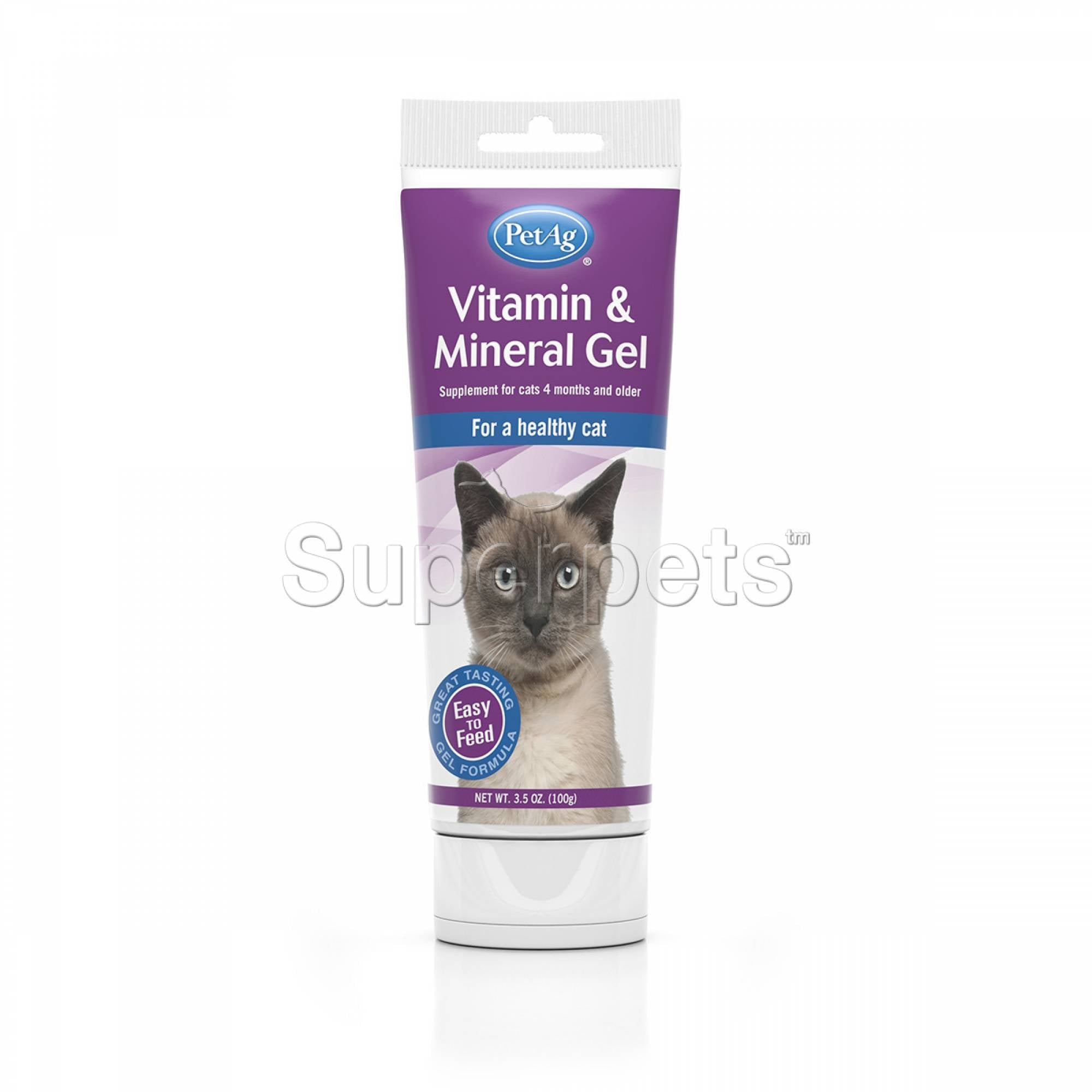 PetAG 99136 Cat - Vitamin & Mineral Gel 3.5oz (100g)Superpets Trading