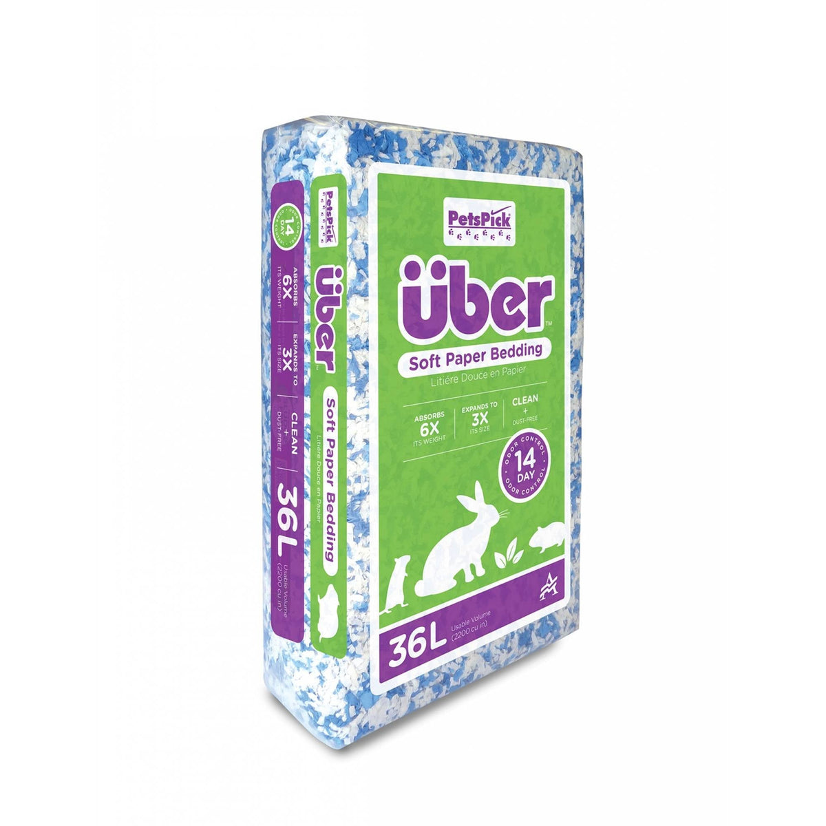 PetsPick - Uber Blue/White Bedding 36LSuperpets Trading