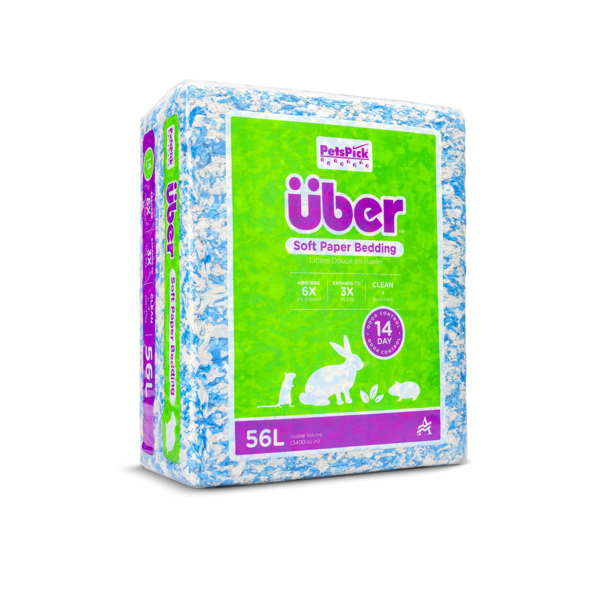 PetsPick - Uber Blue/White Bedding 56LSuperpets Trading