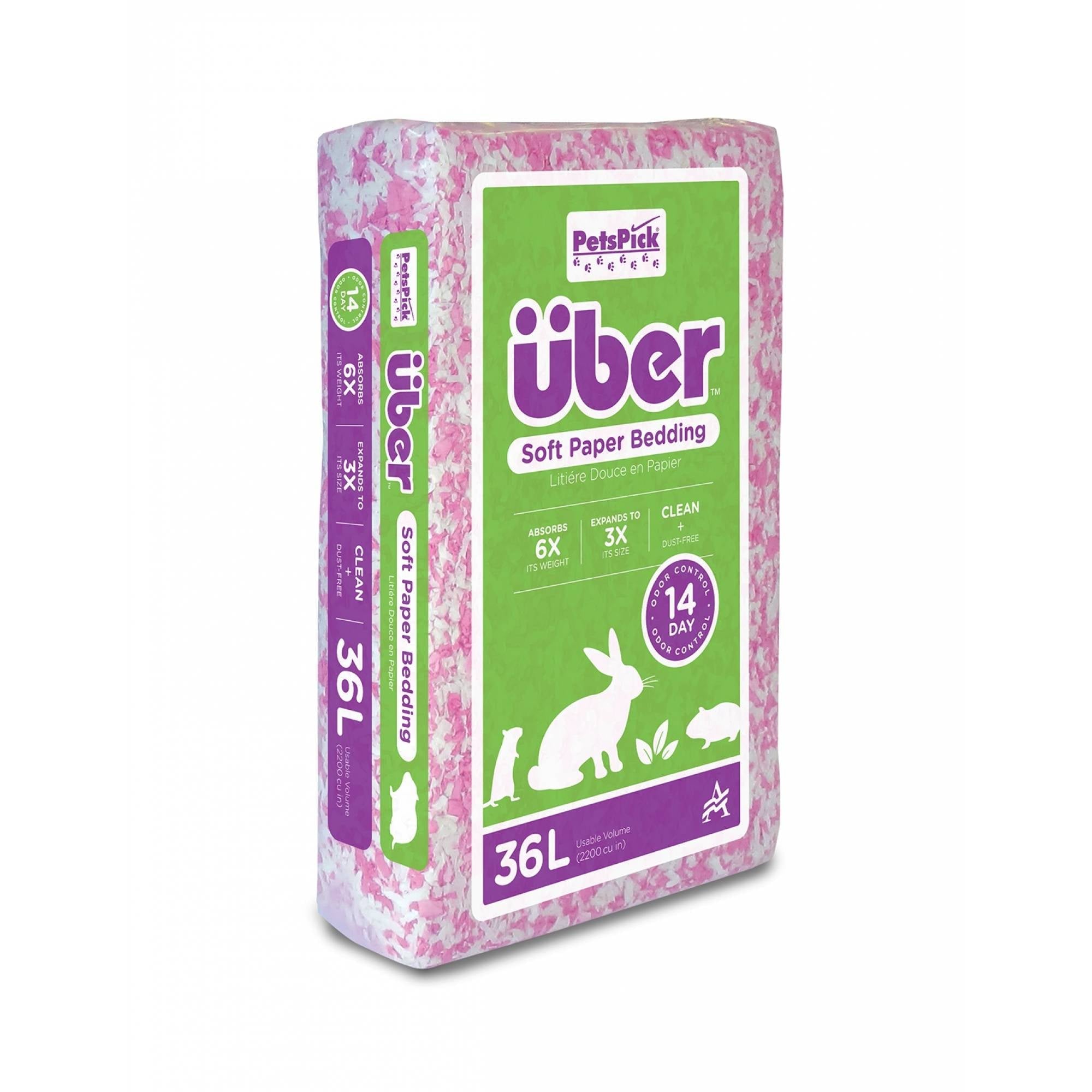 PetsPick - Uber Pink/White Bedding 36LCatsSuperpets Trading