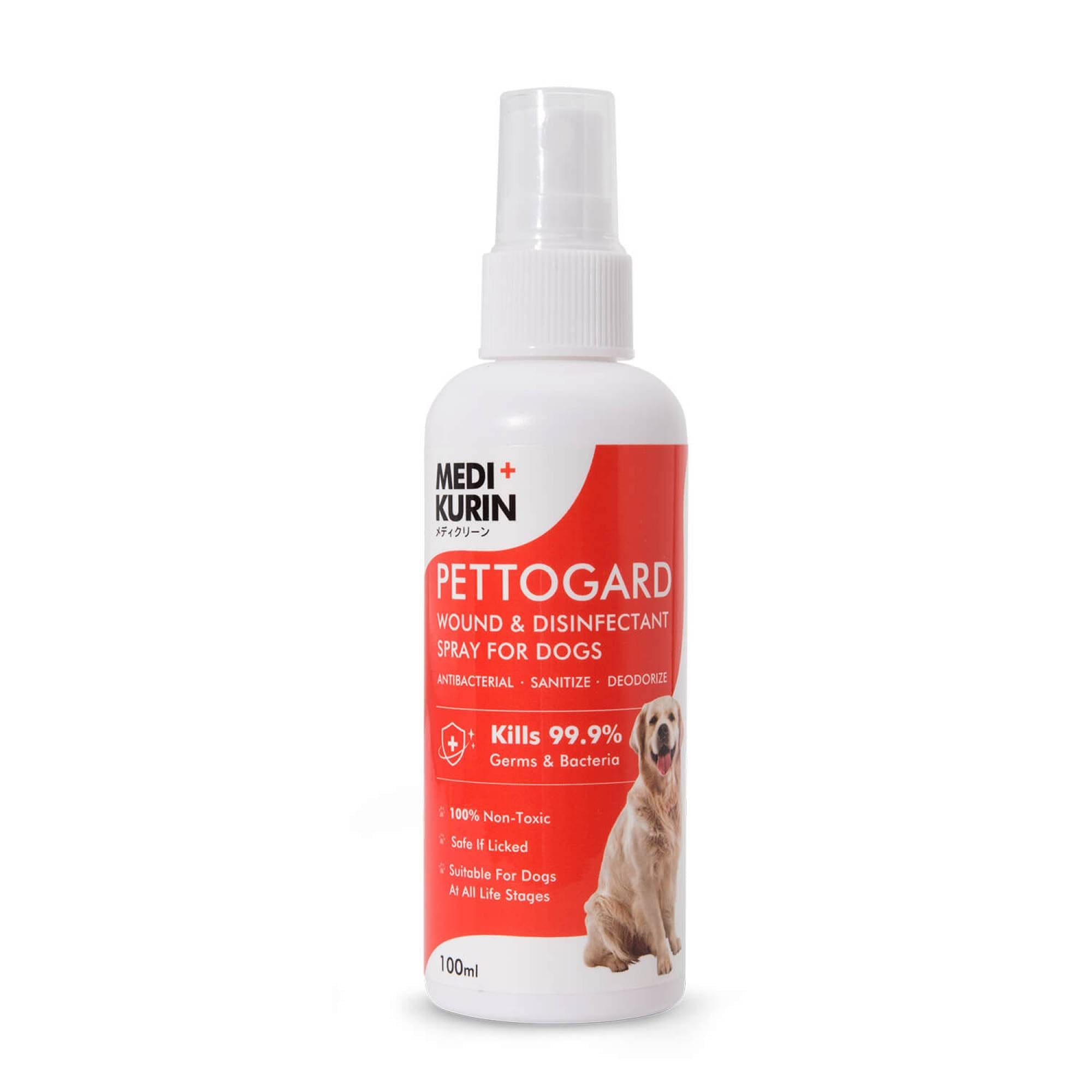 PettoGard® Antimicrobial Skin Care & Wound Spray for Dogs 100mlSuperpets Trading