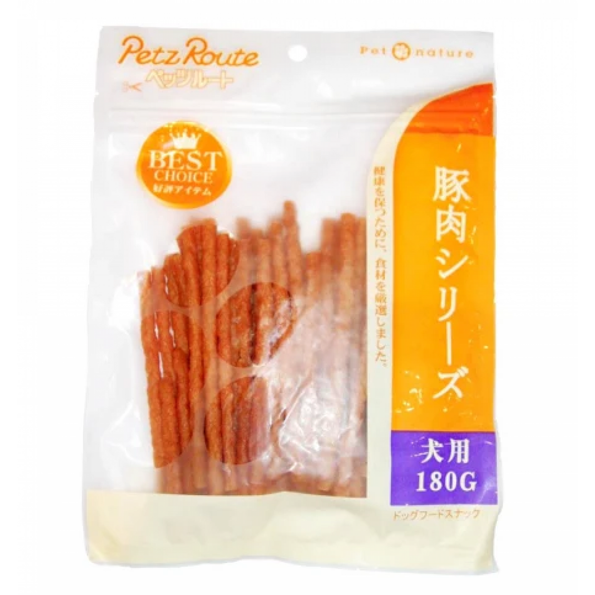 Petz Route Pork Jerky Dog Treats 180gDogsSuperpets Trading