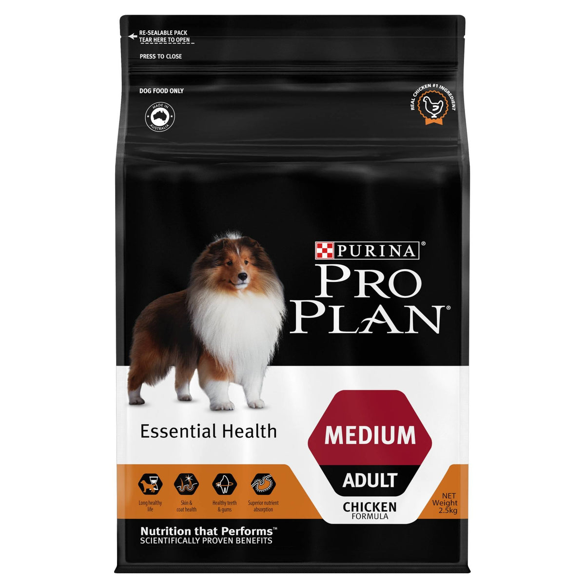 PRO PLAN - Canine Adult - Adult (Medium Breed) 2.5kgSuperpets Trading