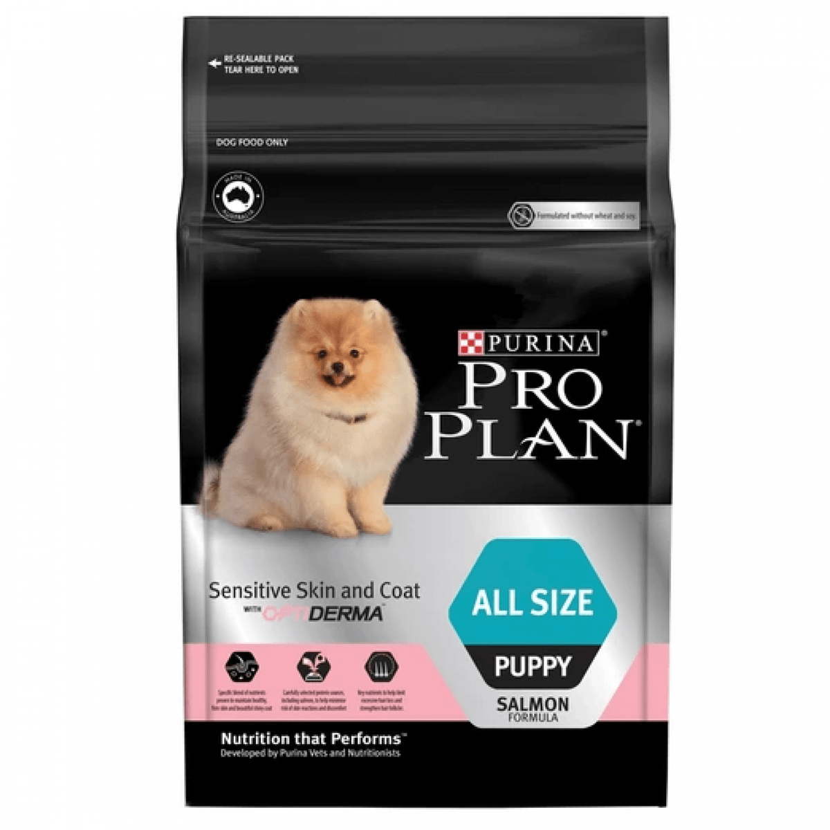 PRO PLAN - Canine Puppy - Optiderma Salmon All Size Puppy Food 2.5kgSuperpets Trading
