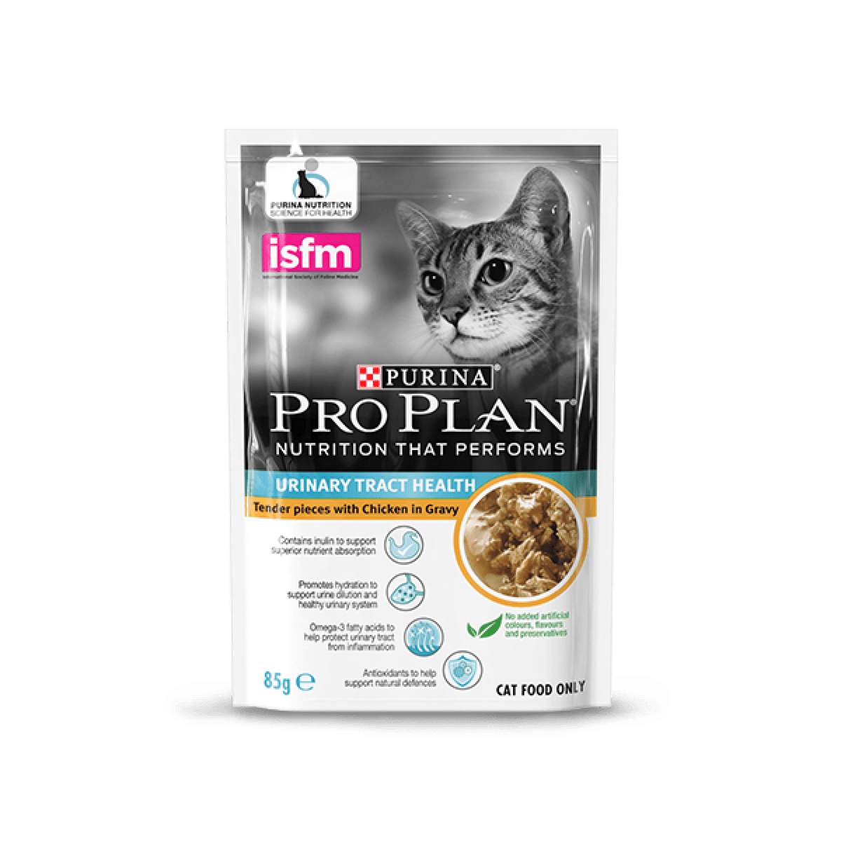 PRO PLAN - Cat Adult - Urinary Tract Health Chicken in Gravy Wet Pouch 85gCatsSuperpets Trading