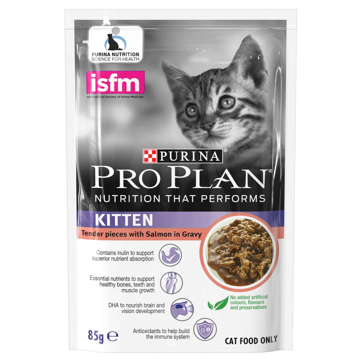 PRO PLAN - Cat Kitten - Salmon Wet Pouch 85gSuperpets Trading