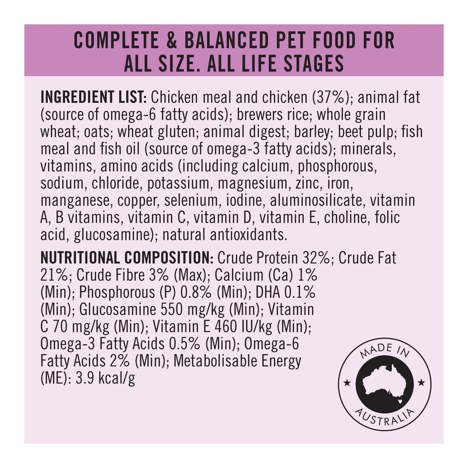 Pro Plan Dog Food Performance ( Chicken) 20kgDogsSuperpets Trading