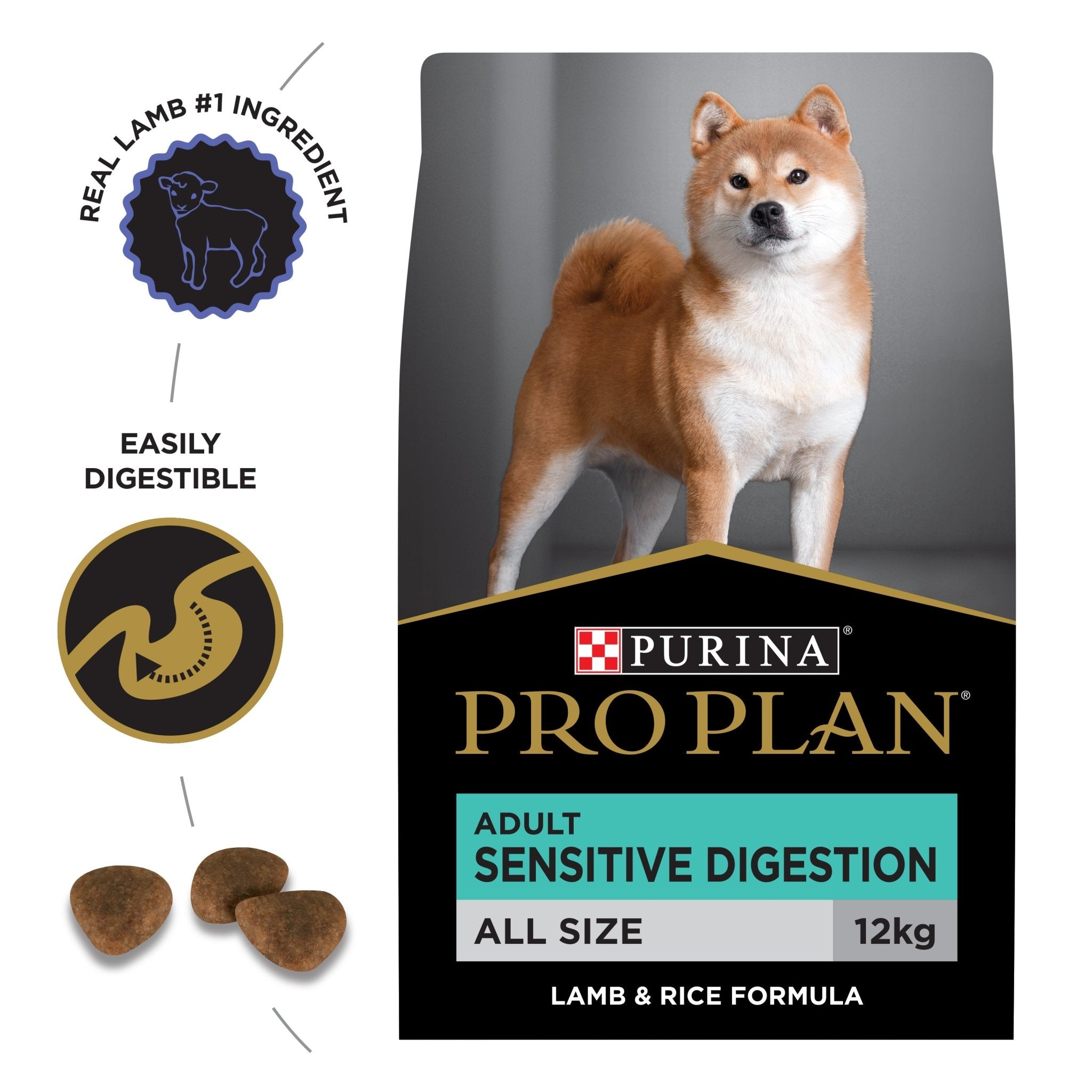 Pro Plan Dog Food Senstive Digestion ( Lamb ) 12kgDogsSuperpets Trading
