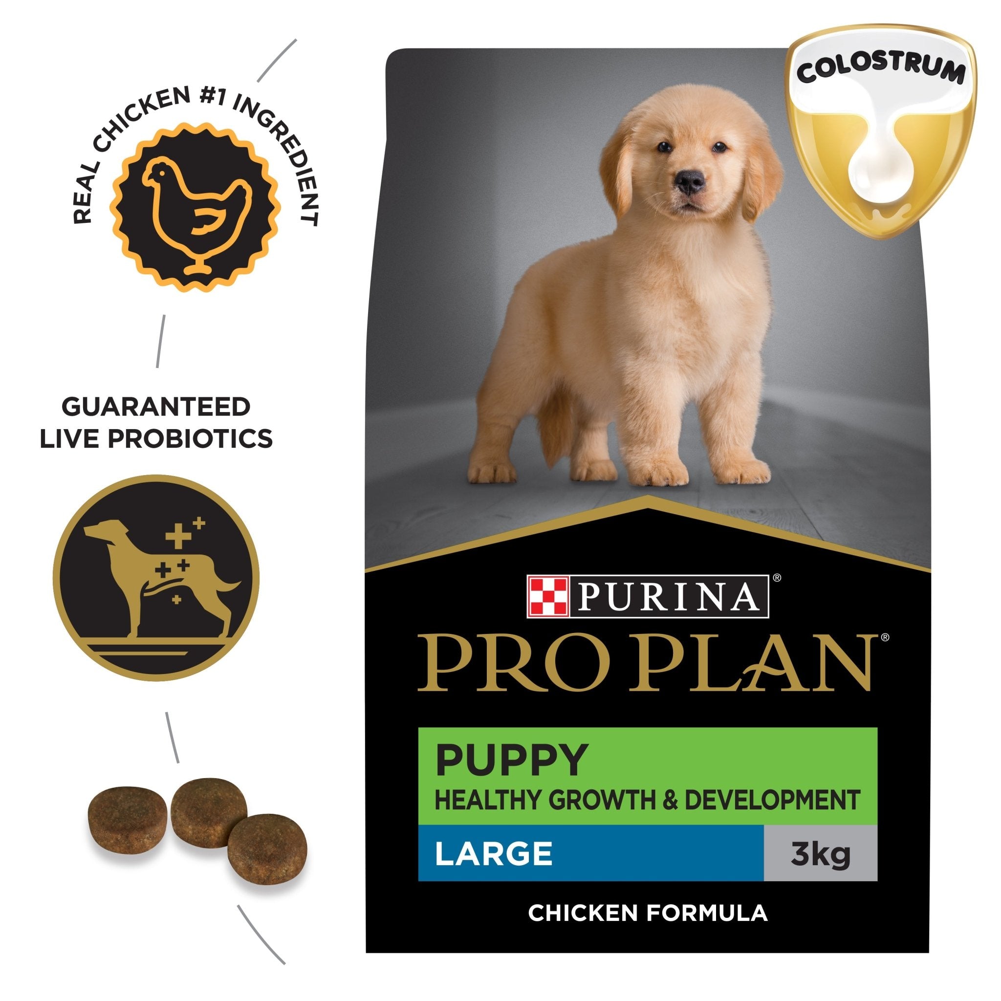 Pro Plan Puppy Large ( Chicken & Rice ) with ProbioticsDogsSuperpets Trading