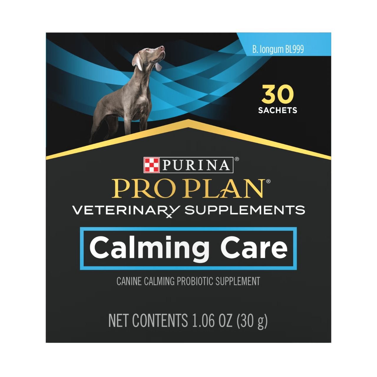 Pro Plan Veterinary Supplements Calming Care for Dogs, Canine Anxiety Probiotic Supplement - 1 box 30 SachetsDogsSuperpets Trading
