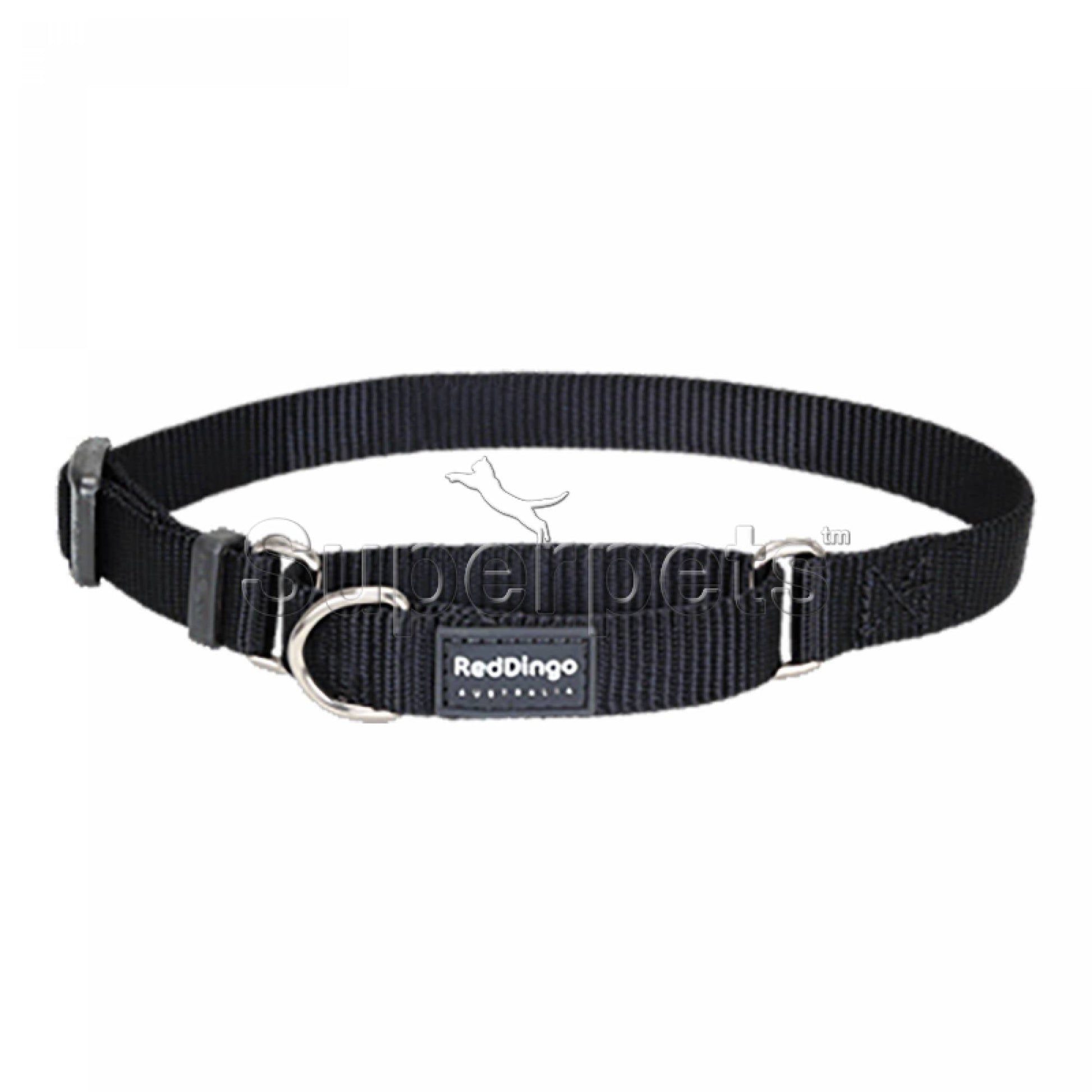Red Dingo Dog Half Check Collar 15mm - BlackDogsSuperpets Trading