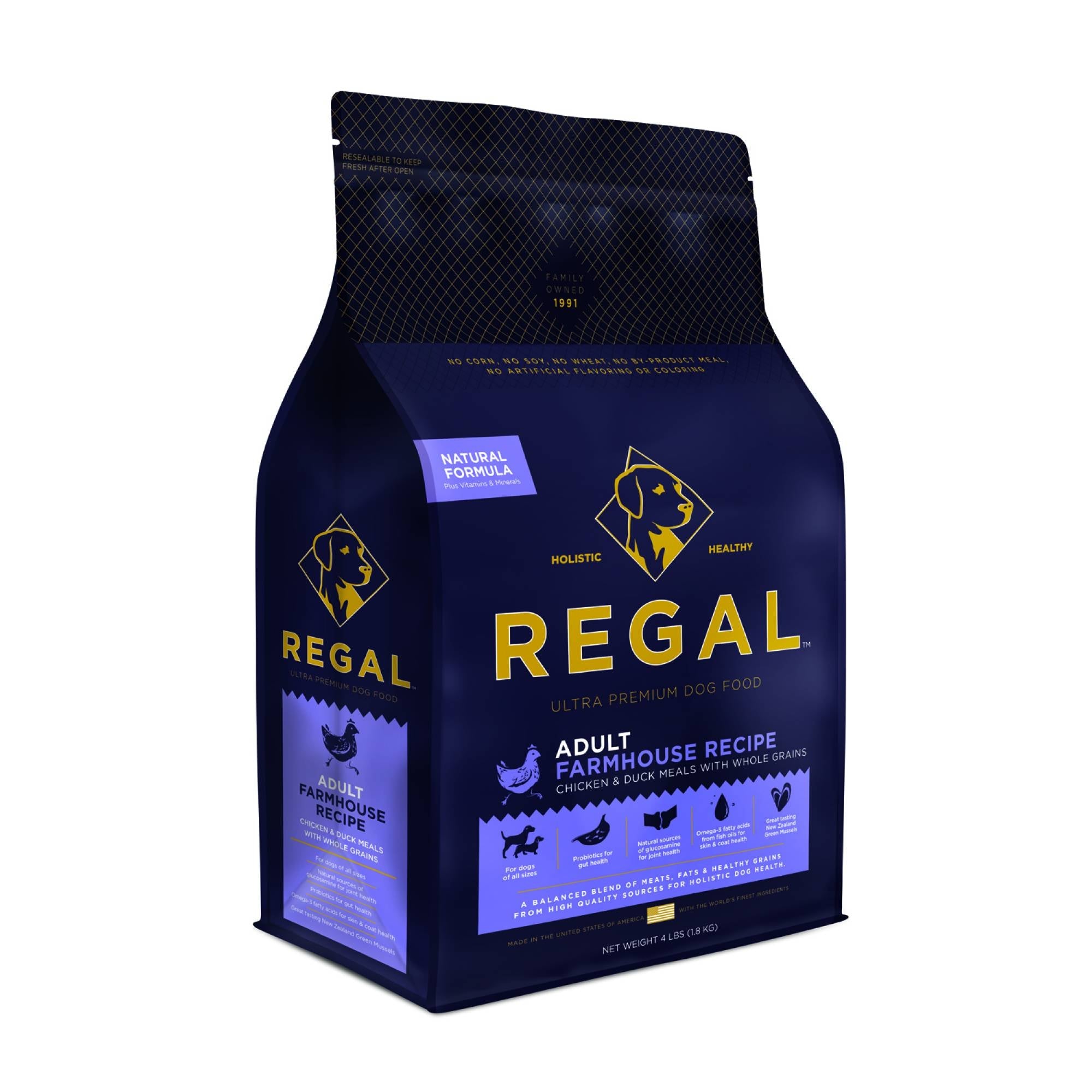 Regal - Cannie Adult - Farmhouse Recipe (Chicken & Duck) 4lbsDogsSuperpets Trading