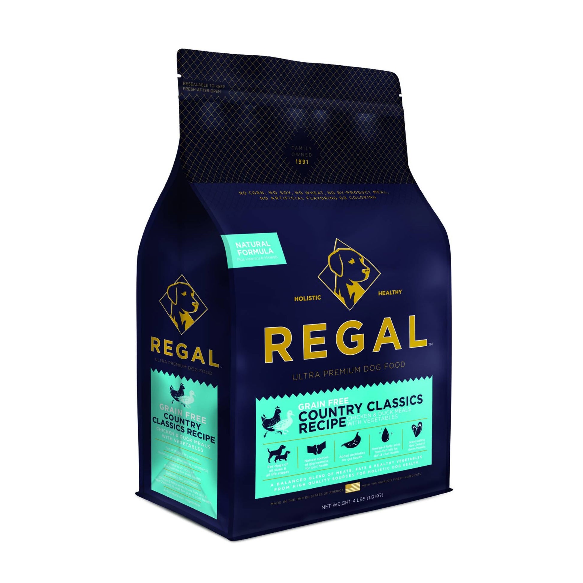 Regal - Cannie Adult Grain Free - Country Classic Recipe (Chicken & Duck) 4lbsDogsSuperpets Trading
