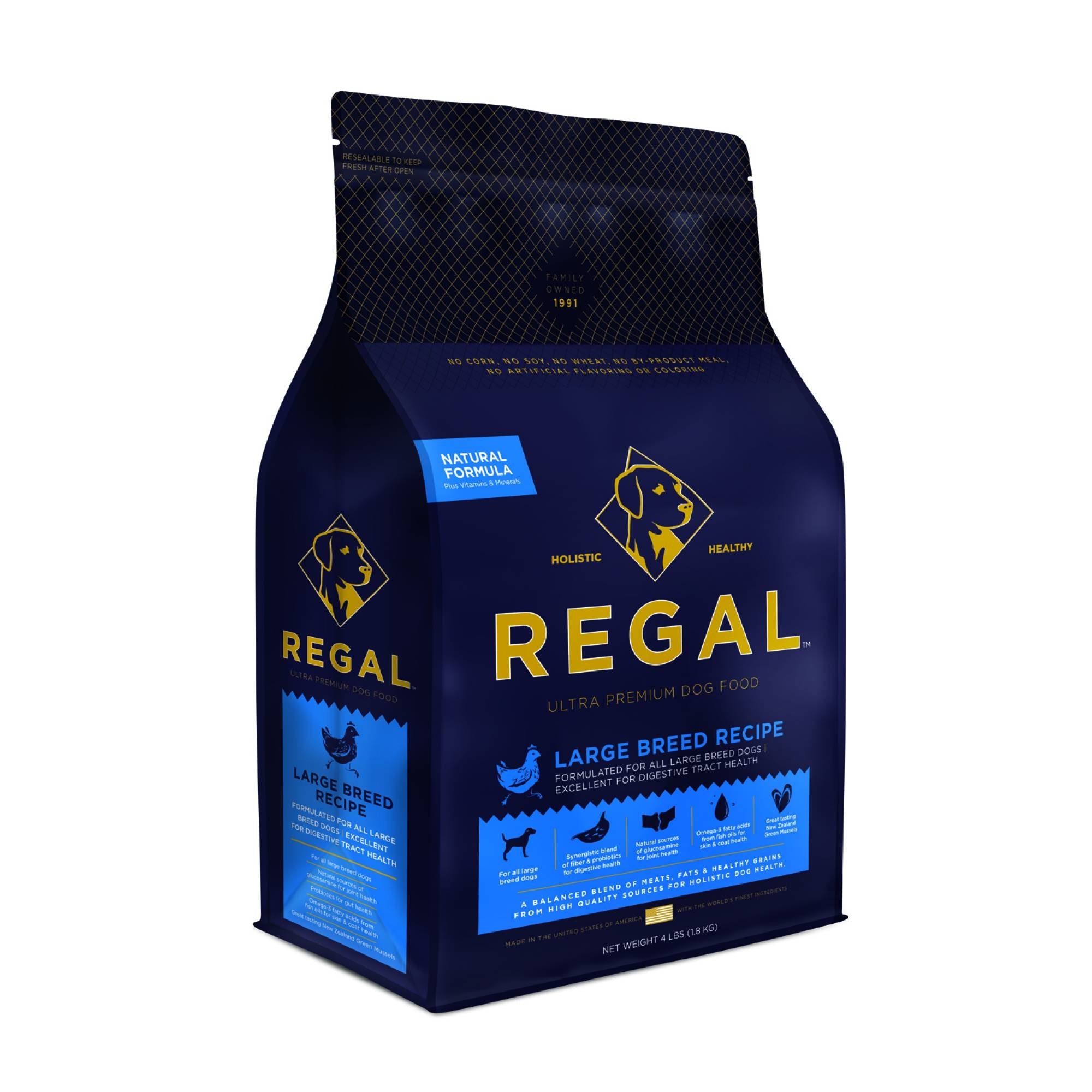 Regal - Cannie Adult - Large Breed Adult Recipe 4lbsDogsSuperpets Trading