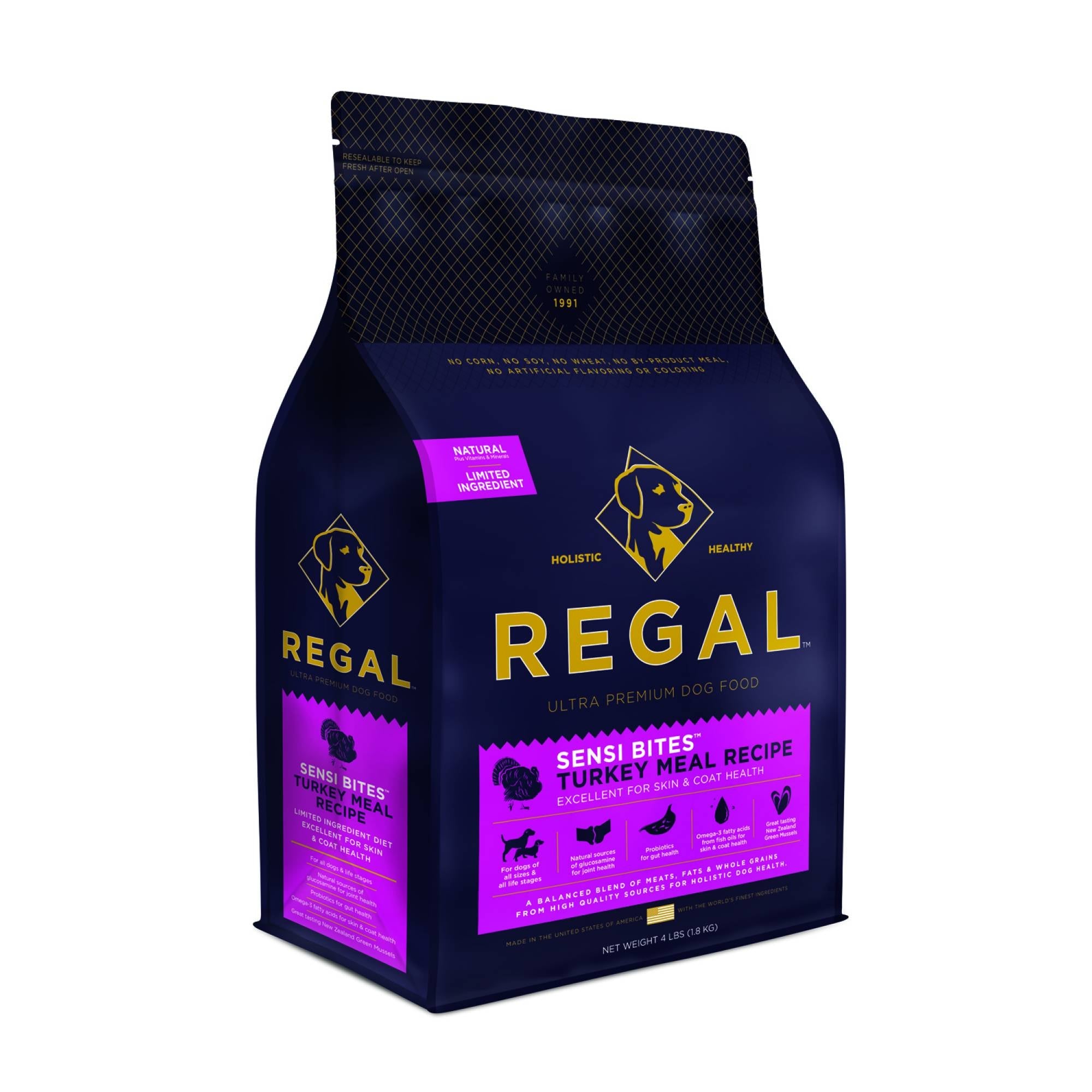 Regal - Cannie Adult - Sensi Bites Recipe (Turkey) 4lbsDogsSuperpets Trading