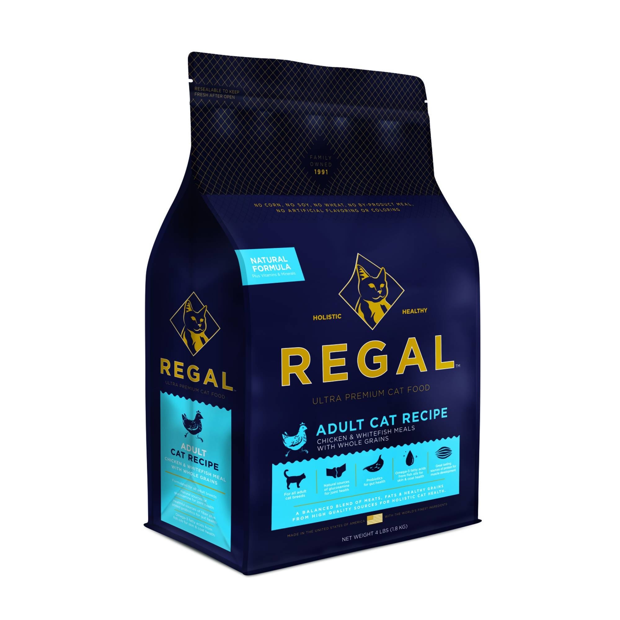 Regal - Feline Adult - Cat Adult Recipe 4lbsSuperpets Trading