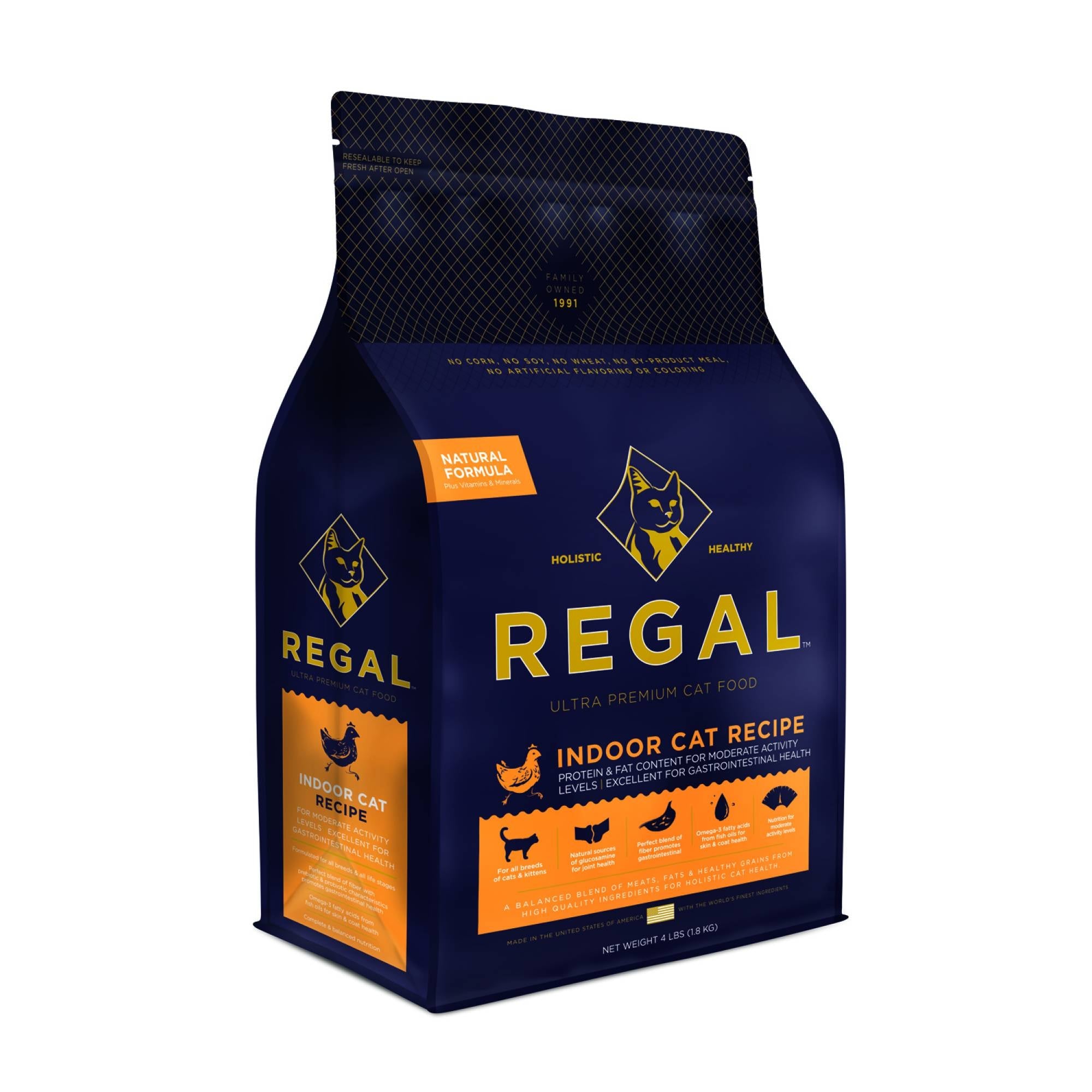 Regal - Feline Adult - Indoor Cat Recipe 4lbsCatsSuperpets Trading