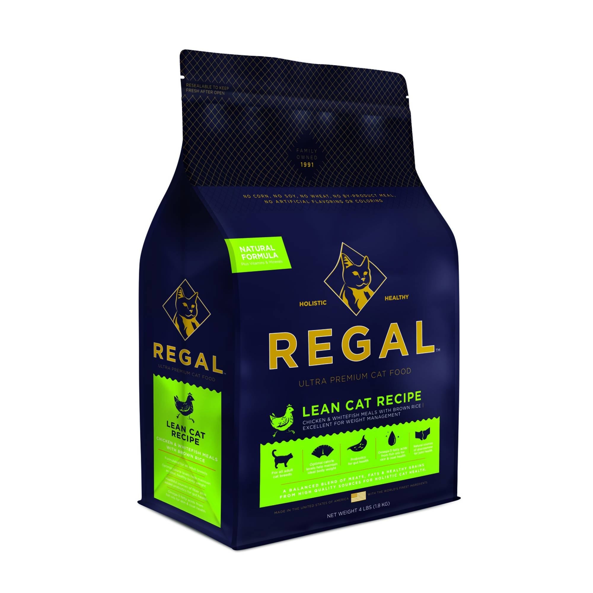 Regal - Feline Adult - Lean Cat Recipe 4lbsSuperpets Trading