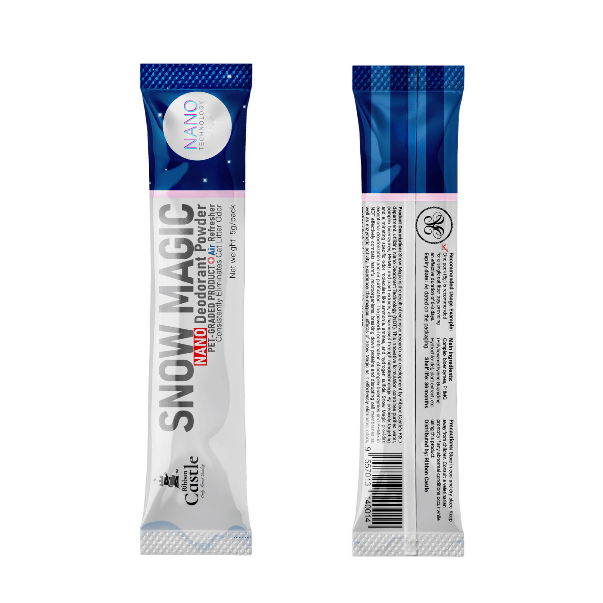 Ribbon Castle - Snow Magic Nano Deodorant Powder 40gSuperpets Trading