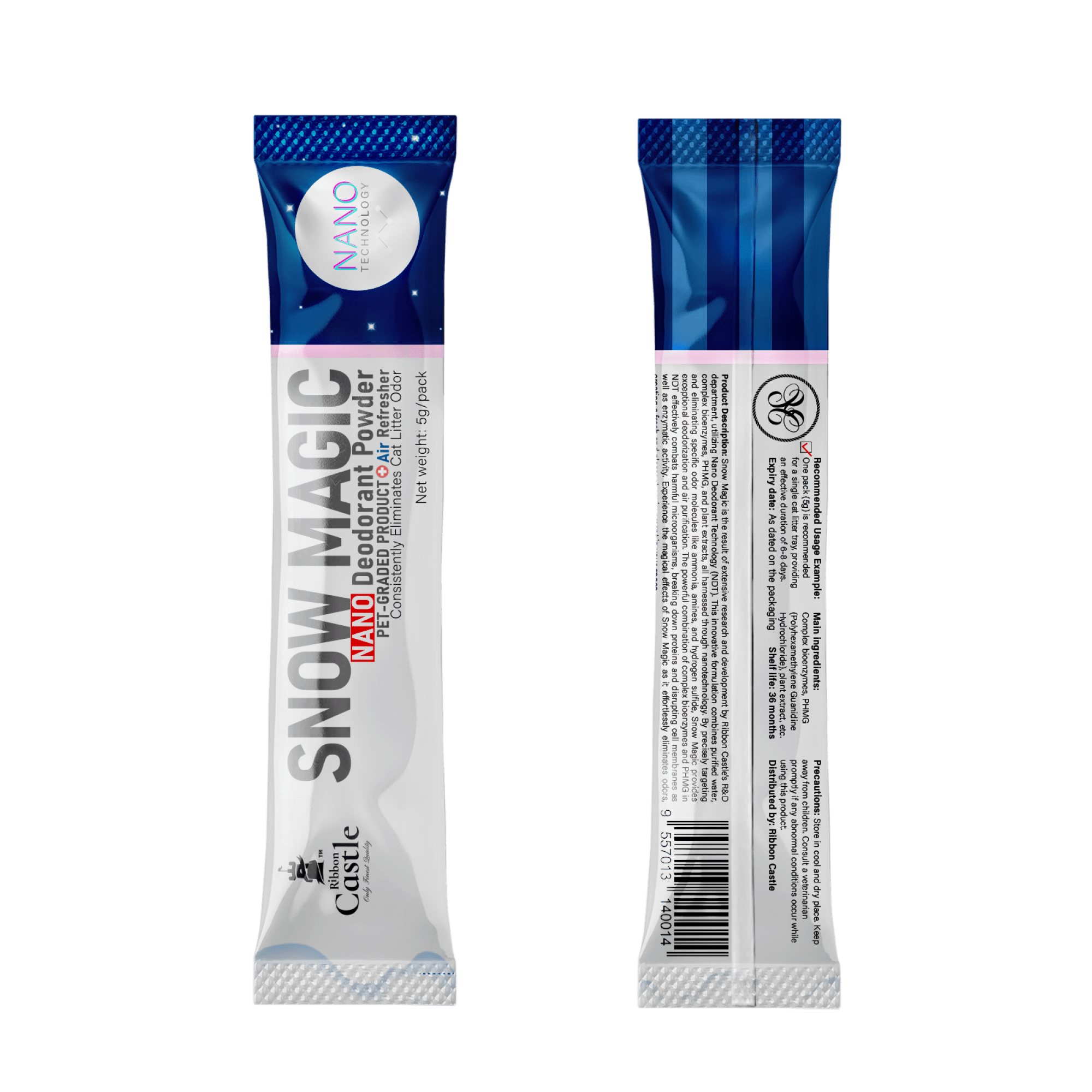 Ribbon Castle - Snow Magic Nano Deodorant Powder 40gSuperpets Trading