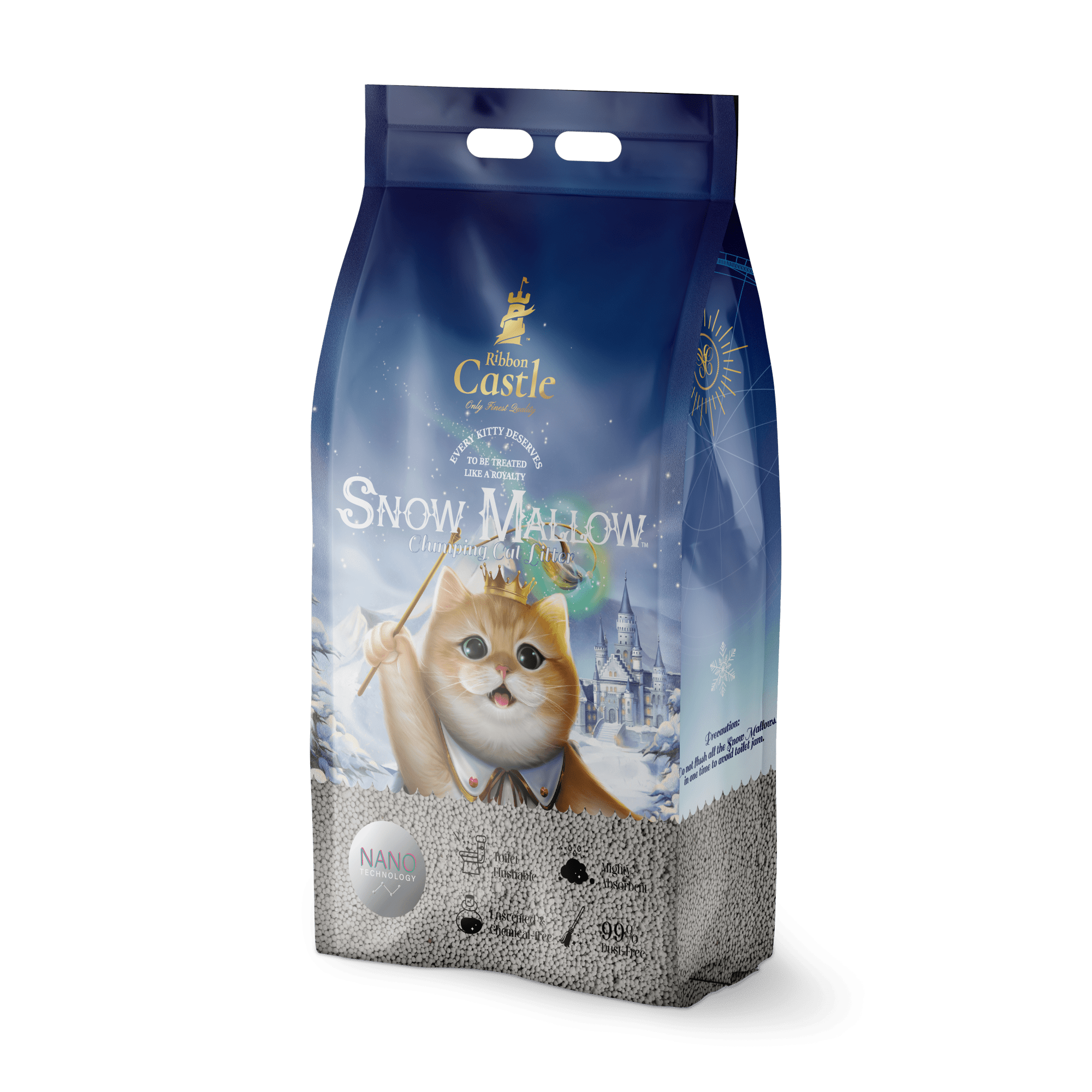 Ribbon Castle - Snow Mallow Original 6L (2.5kg)Superpets Trading
