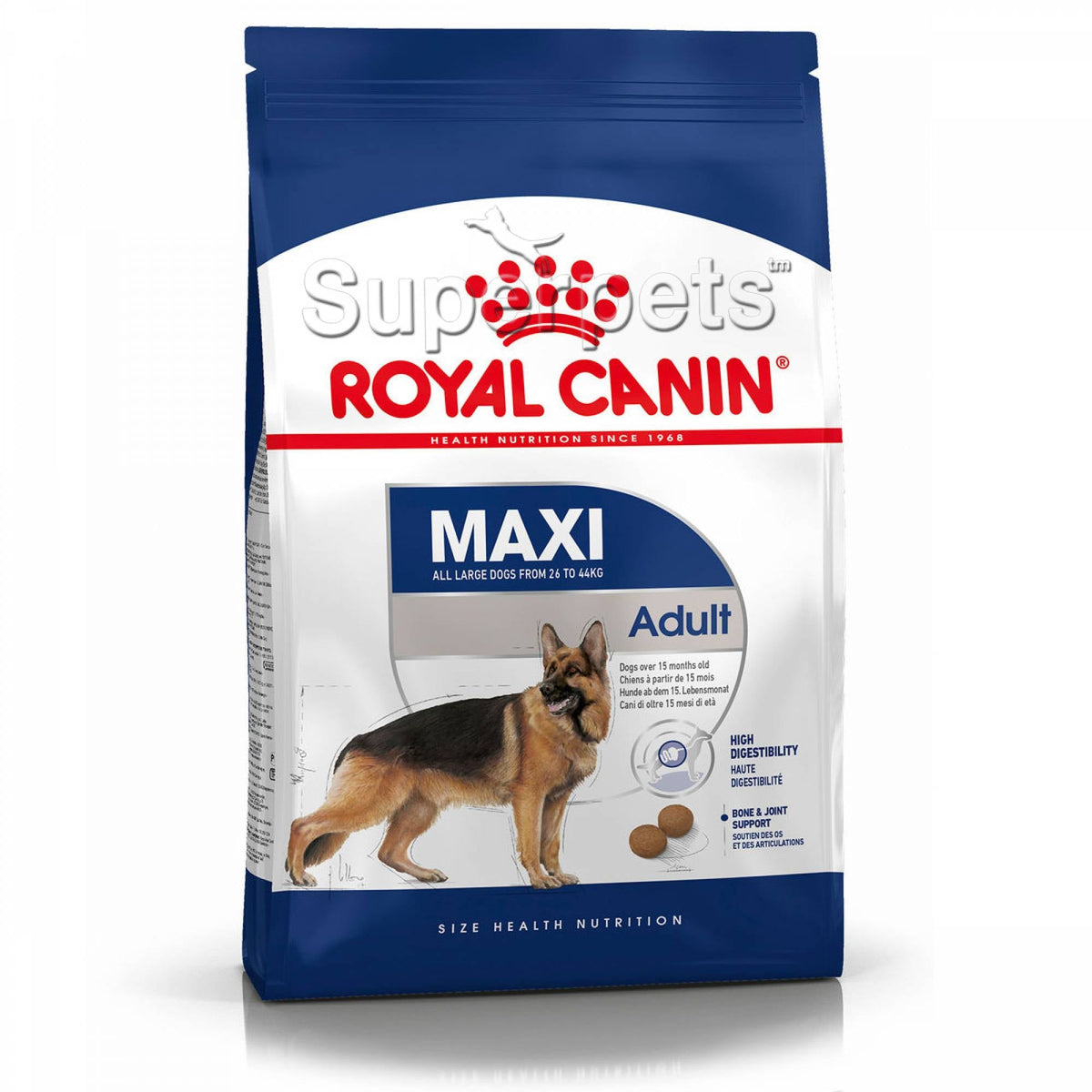 Royal Canin - Dog Adult - Maxi (Large dog 26-44kg) 10kgDogsSuperpets Trading