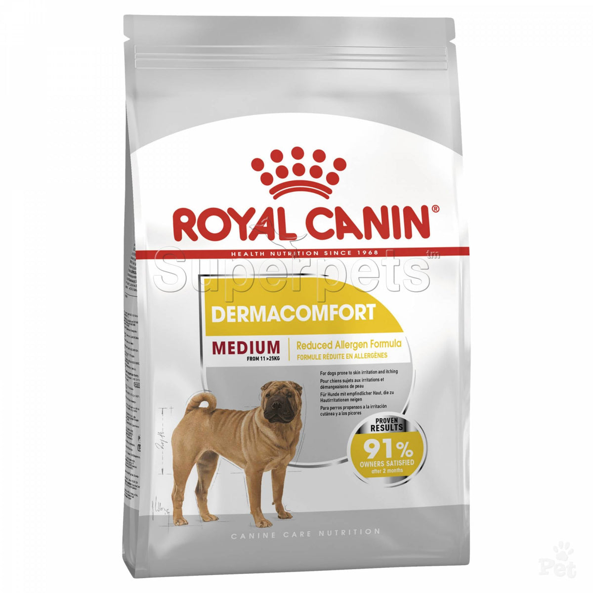 Royal Canin - Dog Adult - Medium Dermacomfort (11-25kg) 3kgSuperpets Trading