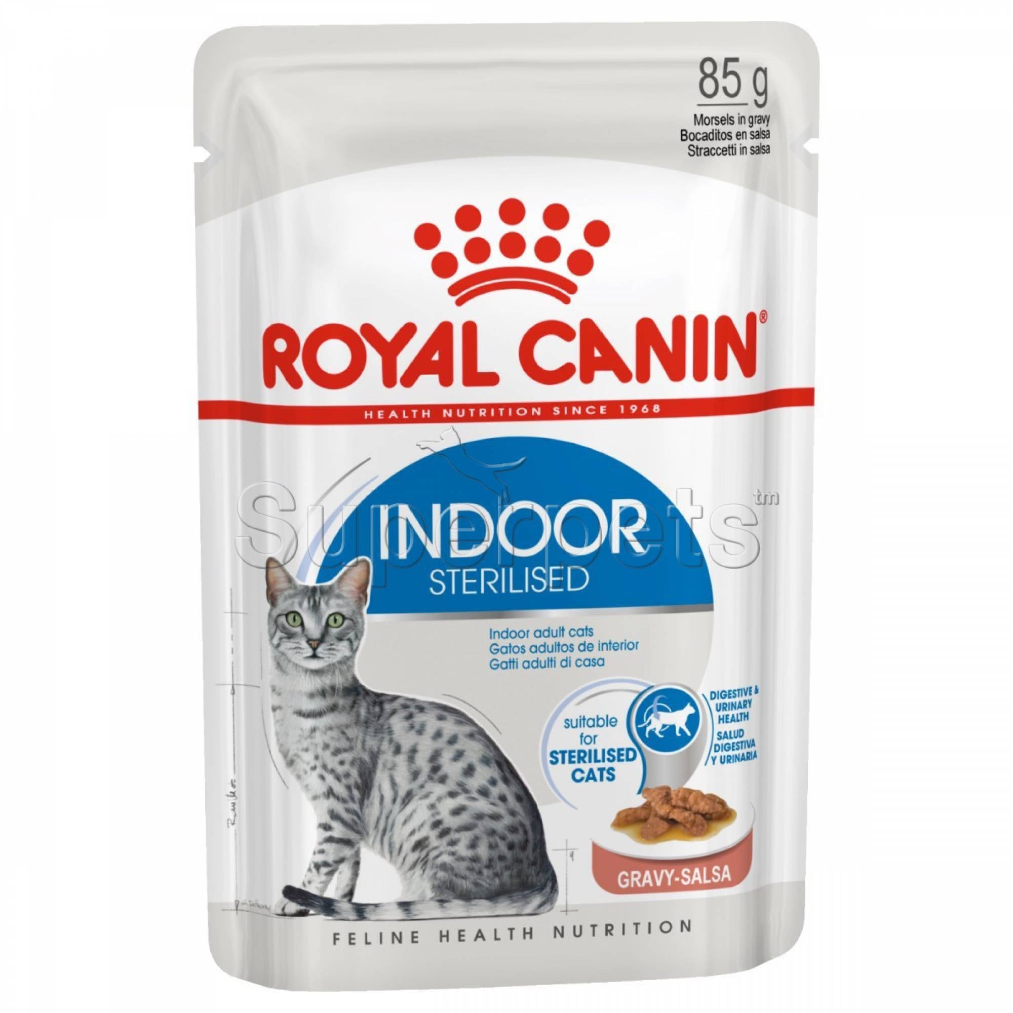 Royal Canin - Pouch Cat Adult - Indoor Sterilised - Gravy 85gSuperpets Trading