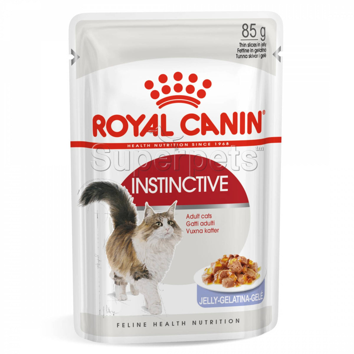 Royal Canin - Pouch Cat Adult - Instinctive Jelly 85gCatsSuperpets Trading